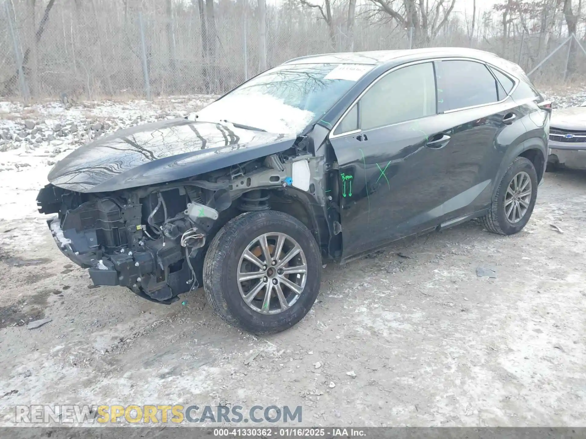 2 Photograph of a damaged car JTJBARBZ2K2181337 LEXUS NX 300 2019