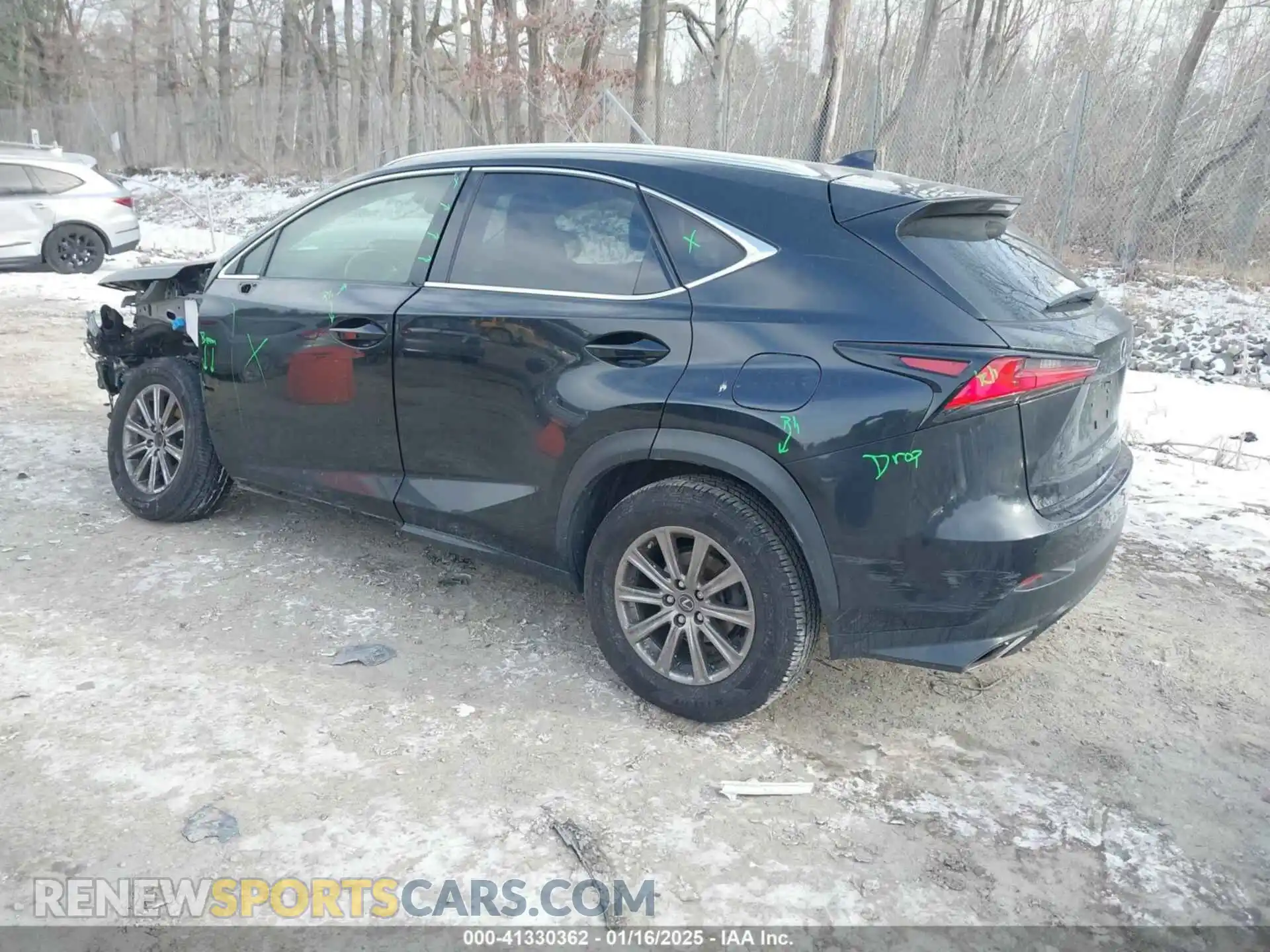 3 Photograph of a damaged car JTJBARBZ2K2181337 LEXUS NX 300 2019