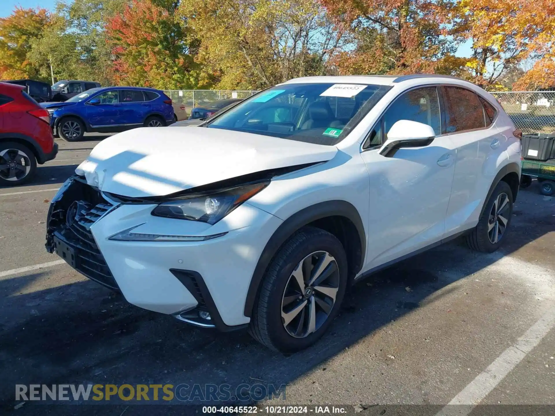 2 Photograph of a damaged car JTJBARBZ5K2194227 LEXUS NX 300 2019
