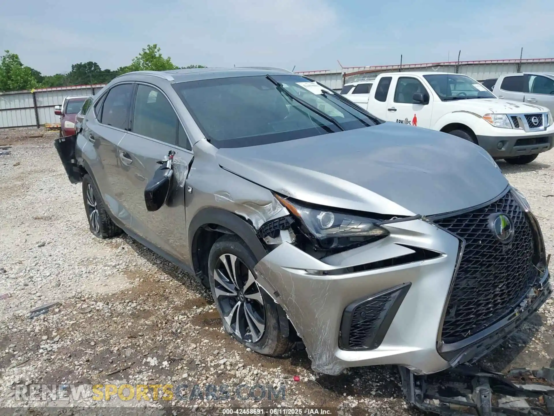 1 Photograph of a damaged car JTJBARBZ5K2199816 LEXUS NX 300 2019