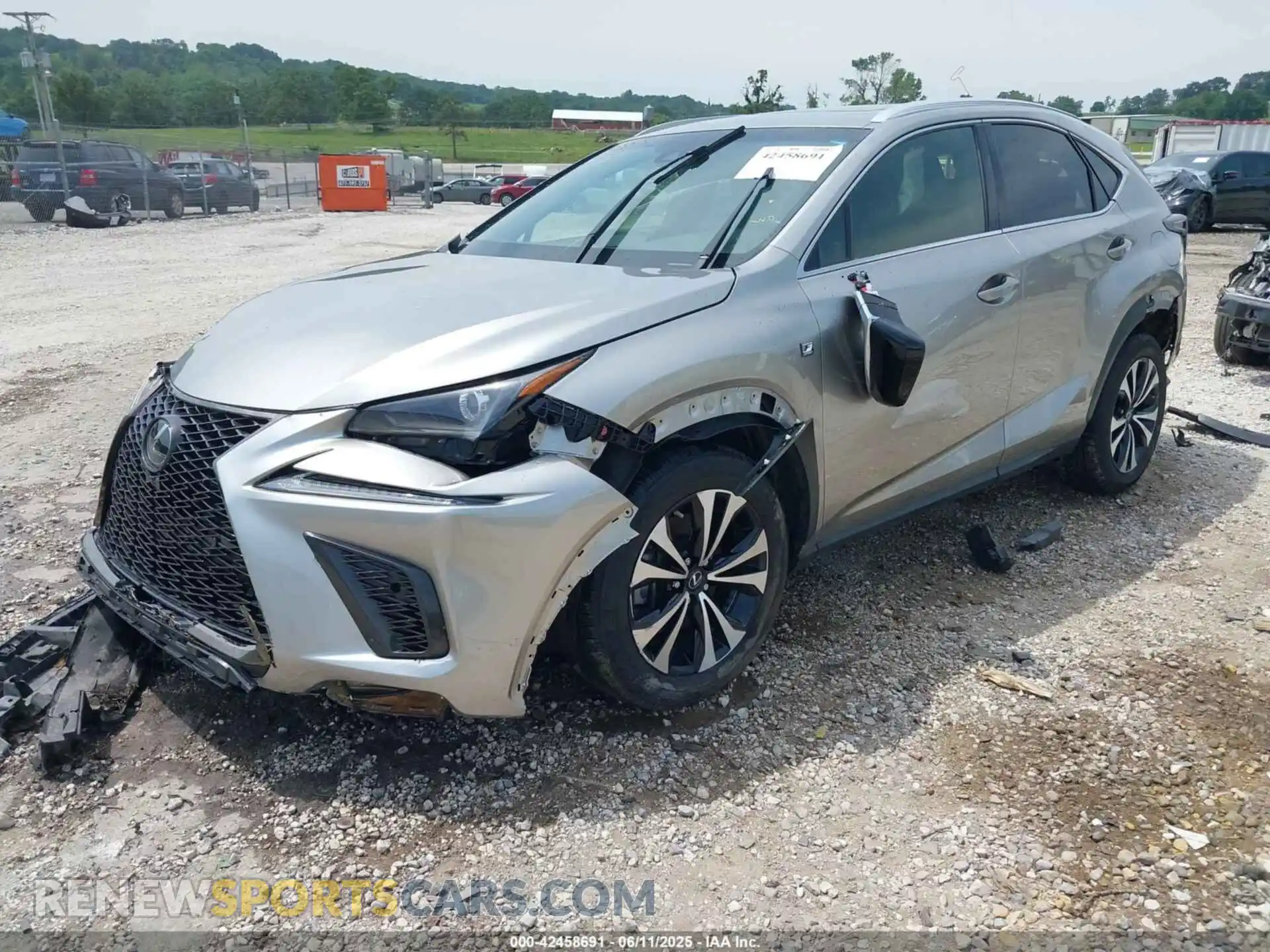 2 Photograph of a damaged car JTJBARBZ5K2199816 LEXUS NX 300 2019