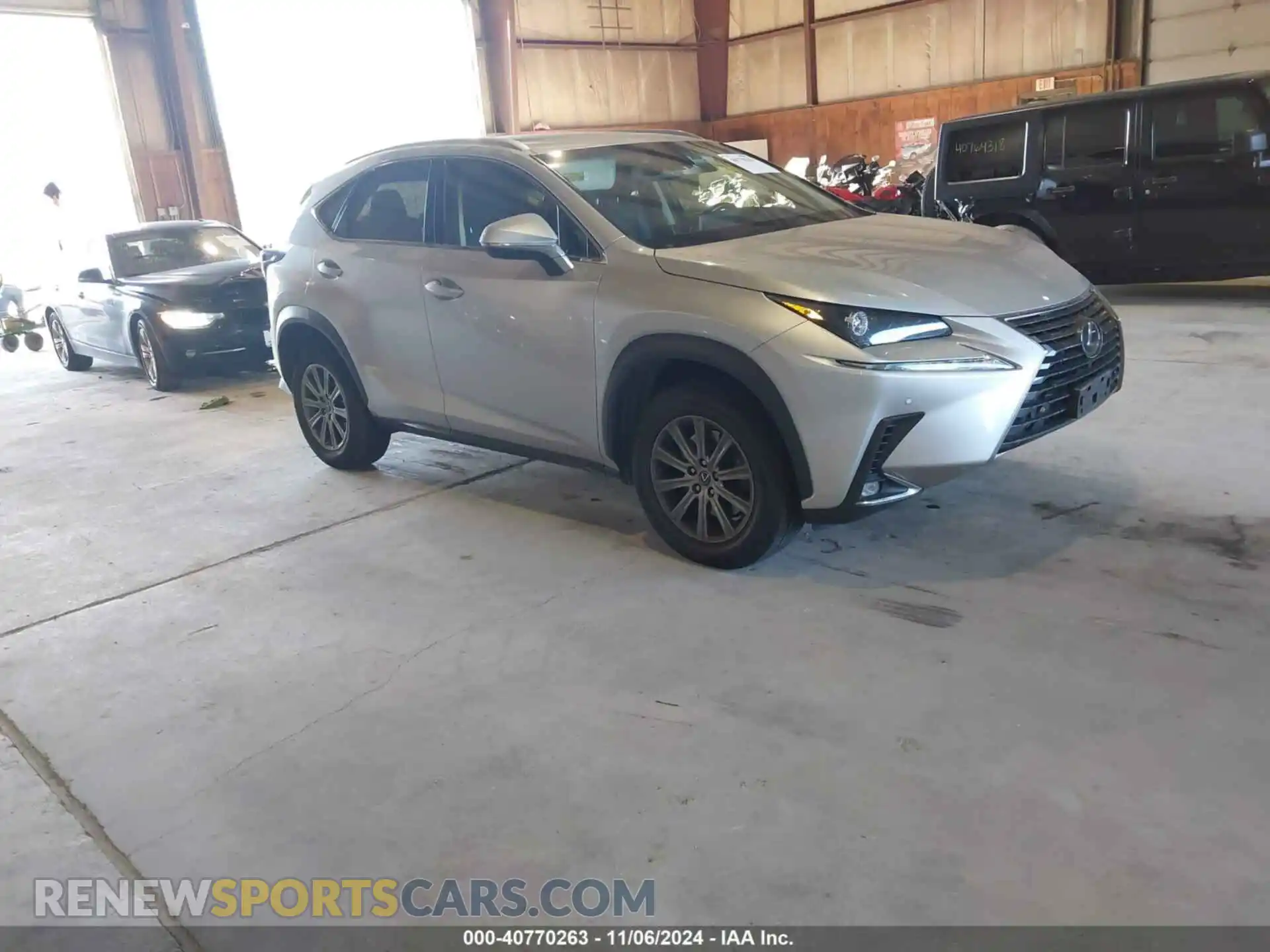 1 Photograph of a damaged car JTJBARBZ6K2187836 LEXUS NX 300 2019