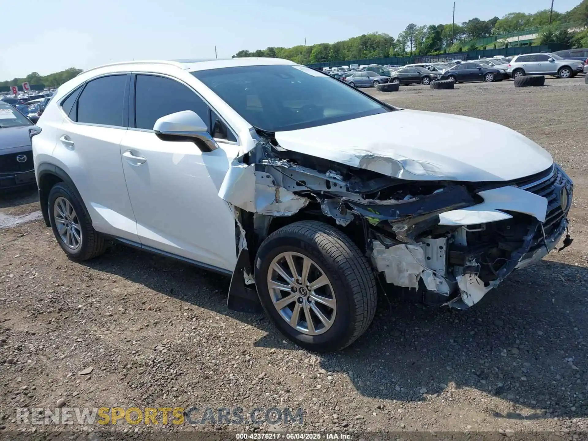 1 Photograph of a damaged car JTJBARBZ6K2197265 LEXUS NX 300 2019