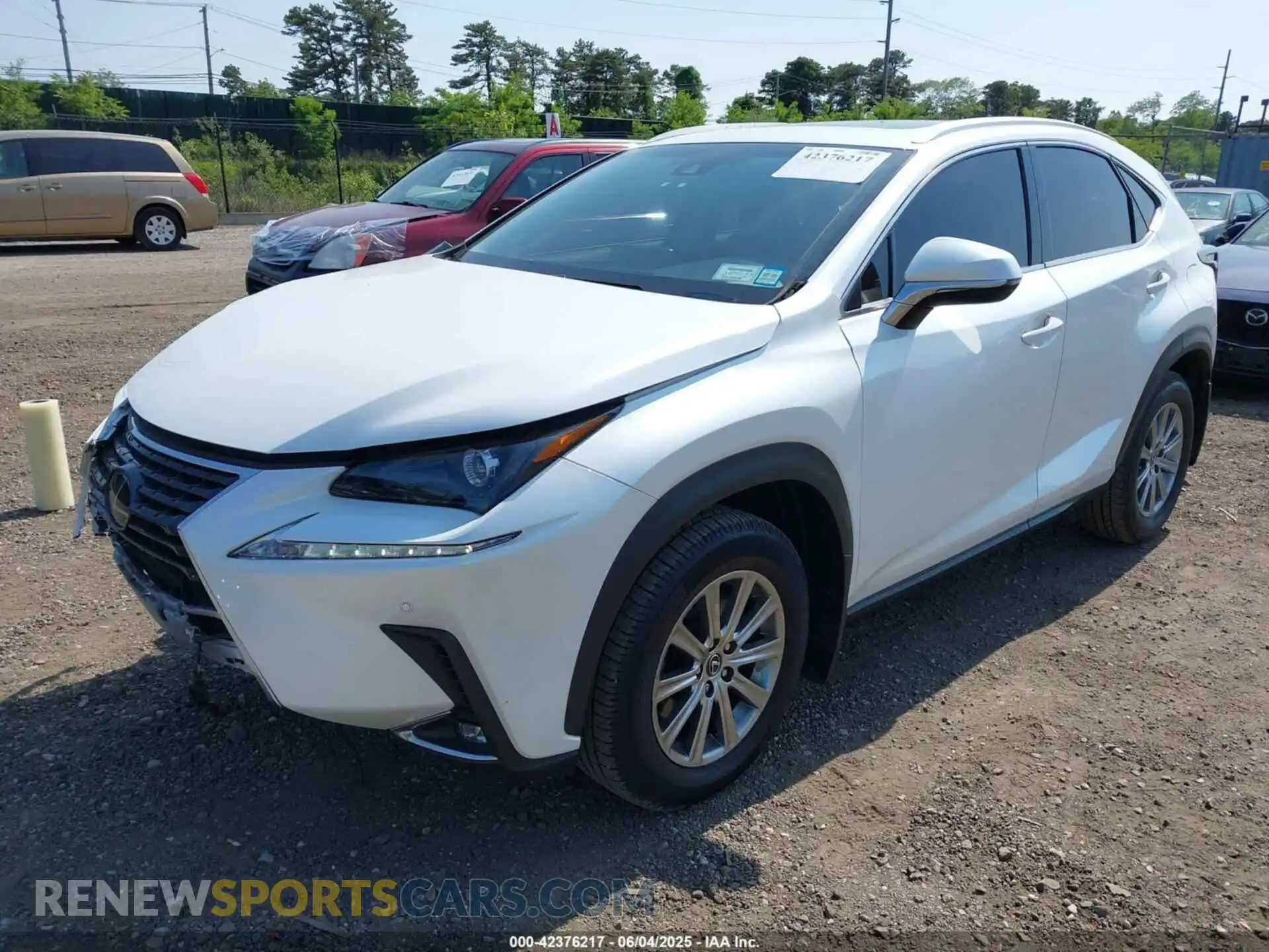 2 Photograph of a damaged car JTJBARBZ6K2197265 LEXUS NX 300 2019