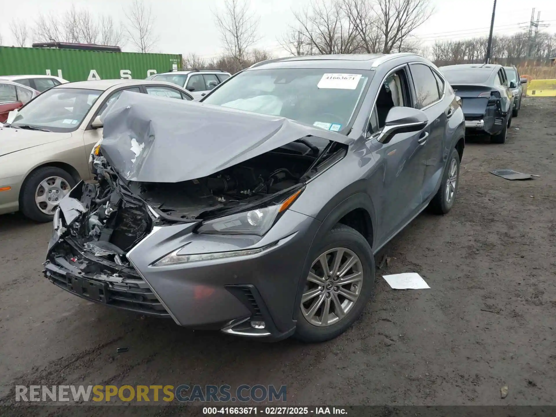 2 Photograph of a damaged car JTJBARBZ6K2217112 LEXUS NX 300 2019