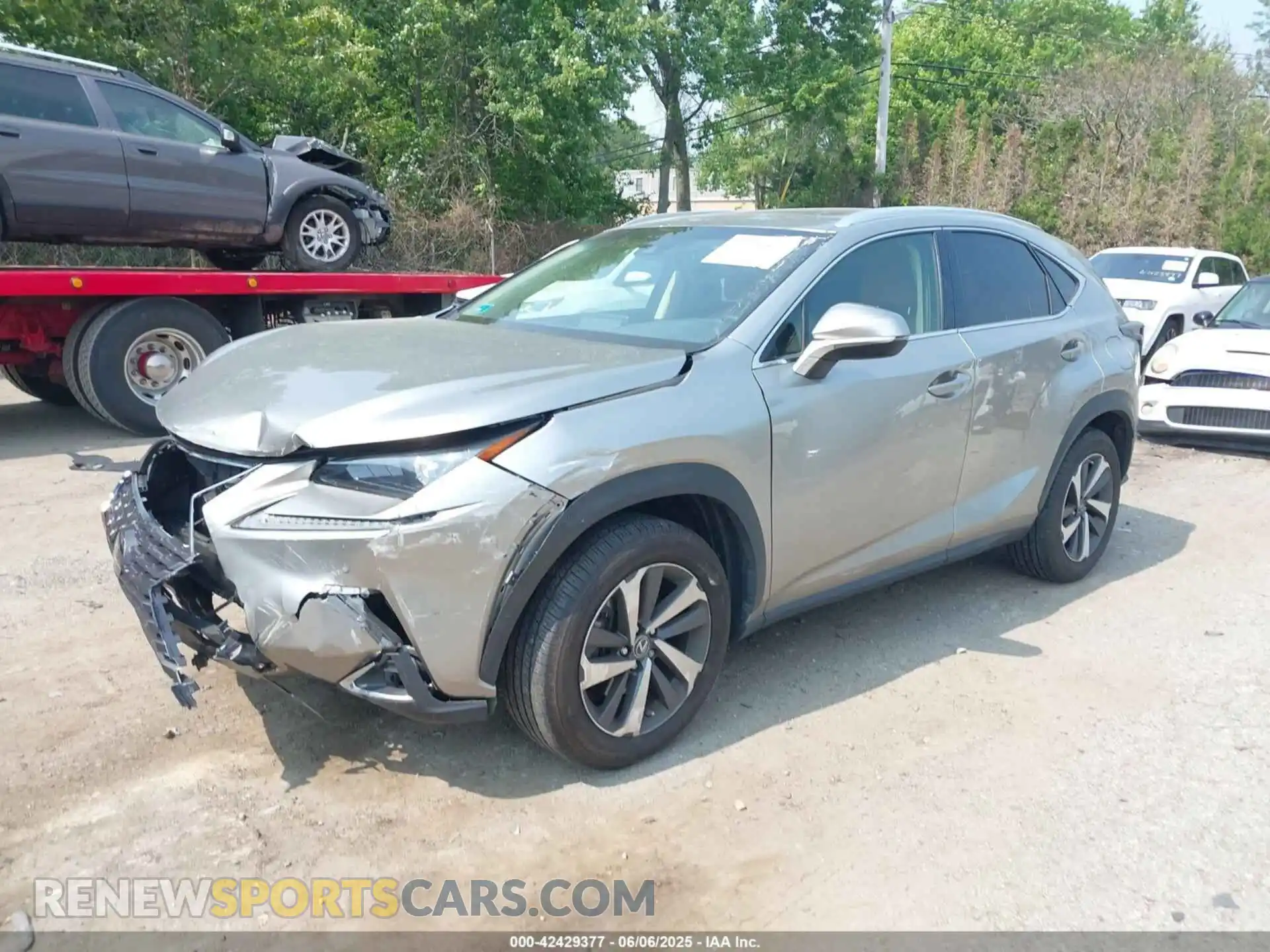 2 Photograph of a damaged car JTJBARBZ7K2194049 LEXUS NX 300 2019