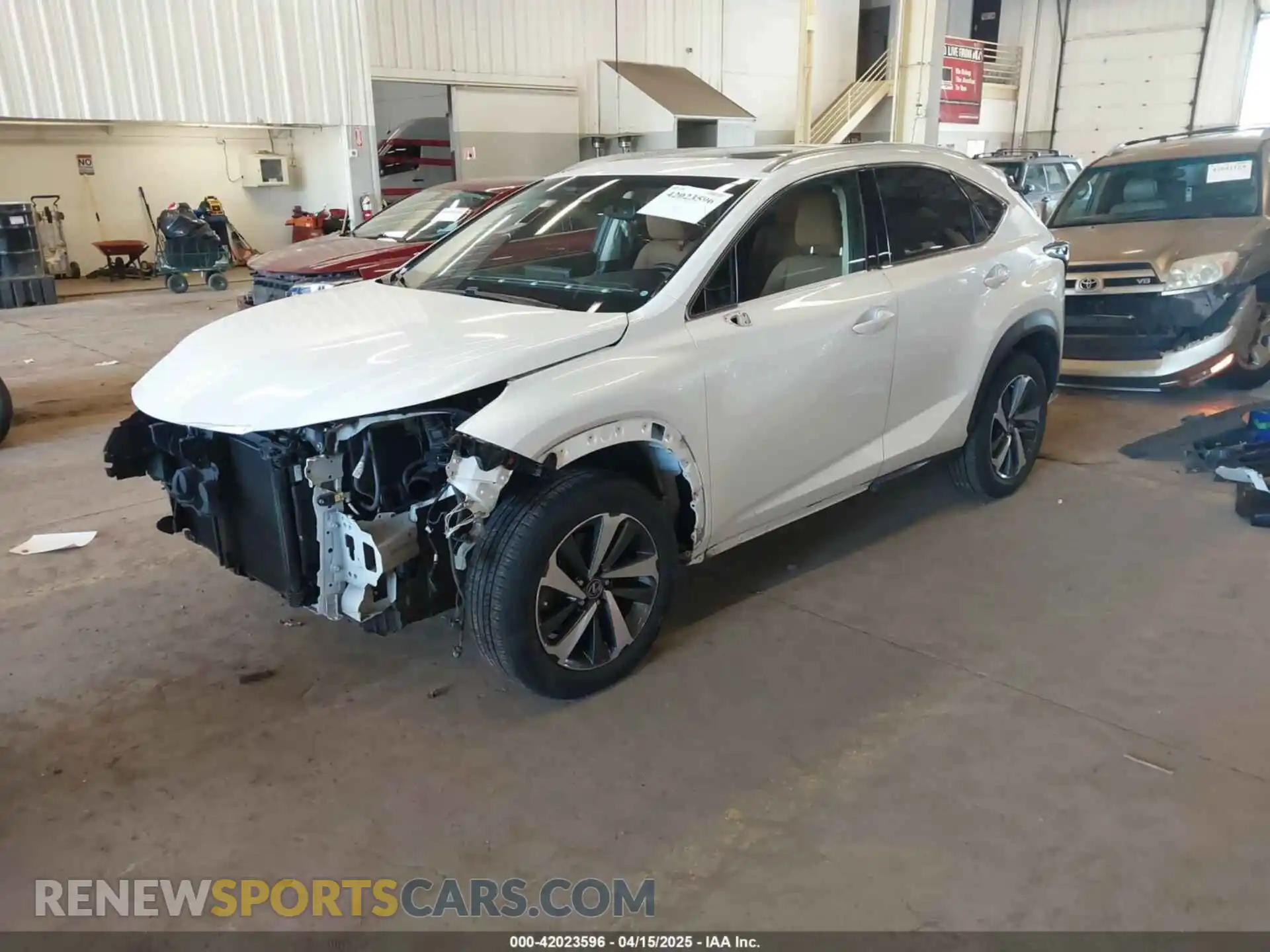 2 Photograph of a damaged car JTJBARBZ8K2187692 LEXUS NX 300 2019