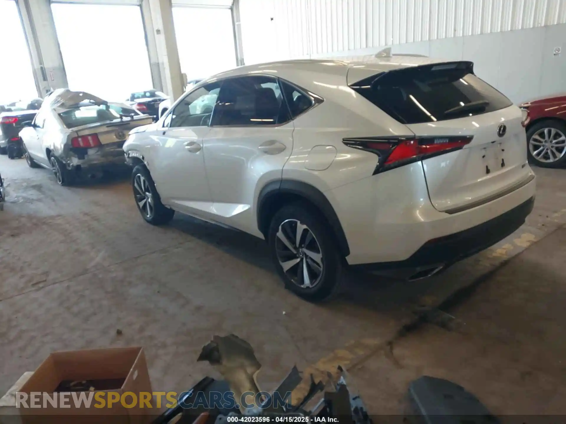 3 Photograph of a damaged car JTJBARBZ8K2187692 LEXUS NX 300 2019