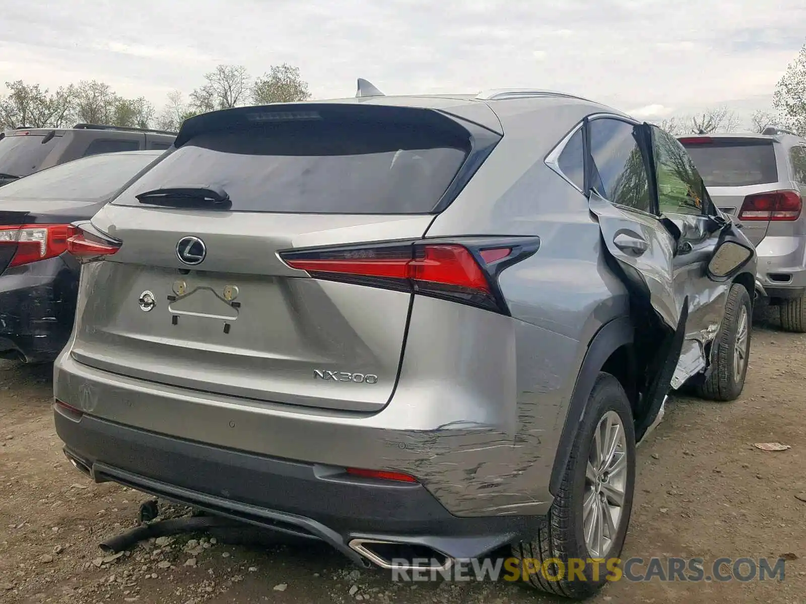 4 Photograph of a damaged car JTJBARBZ9K2204578 LEXUS NX 300 2019