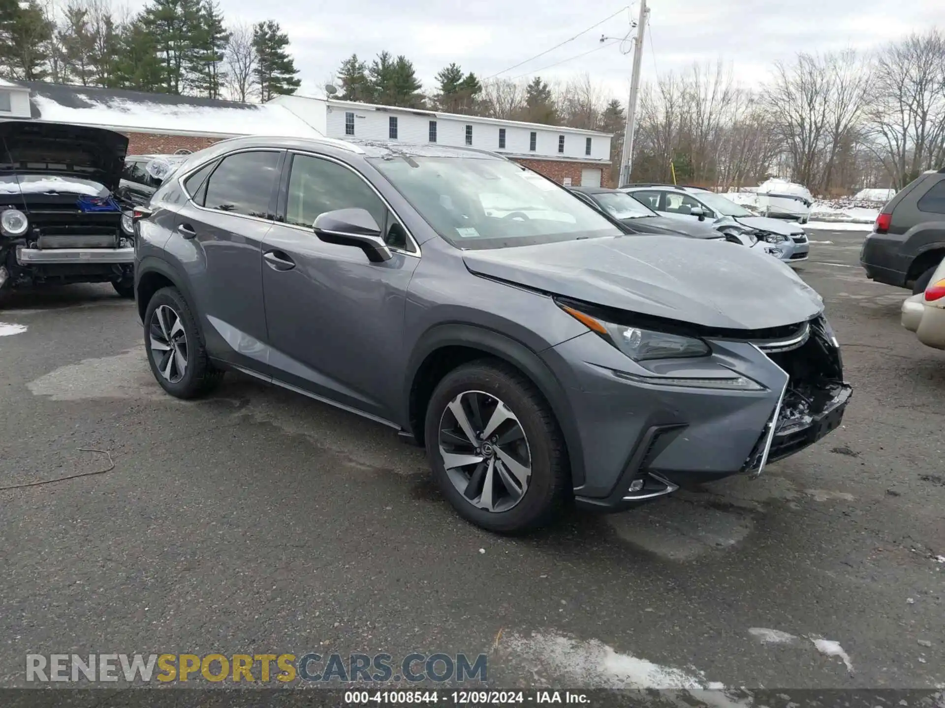 1 Photograph of a damaged car JTJBARBZXK2185068 LEXUS NX 300 2019