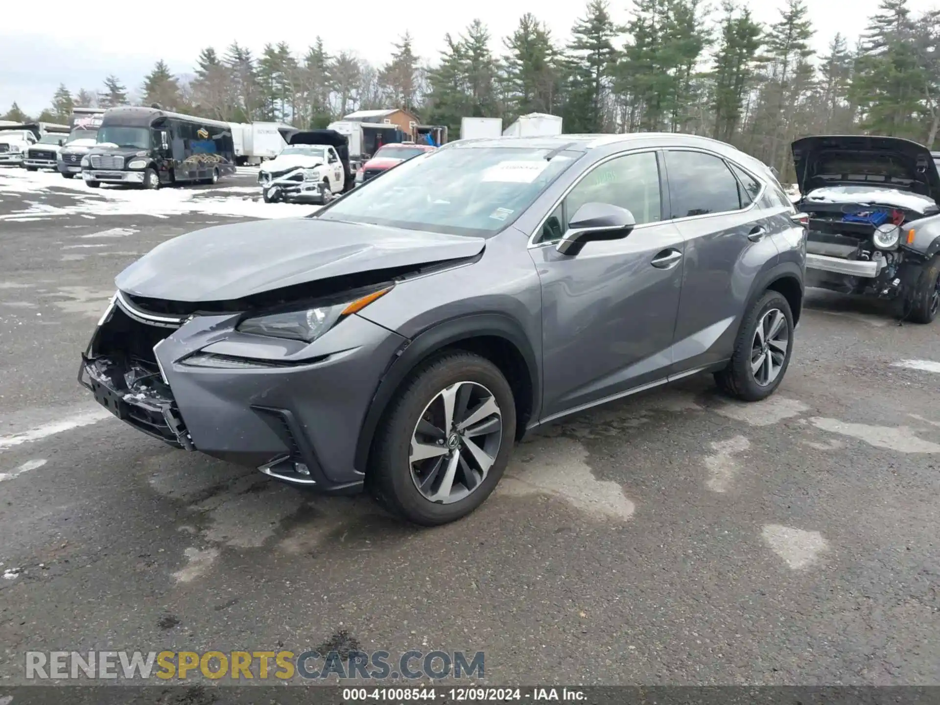 2 Photograph of a damaged car JTJBARBZXK2185068 LEXUS NX 300 2019