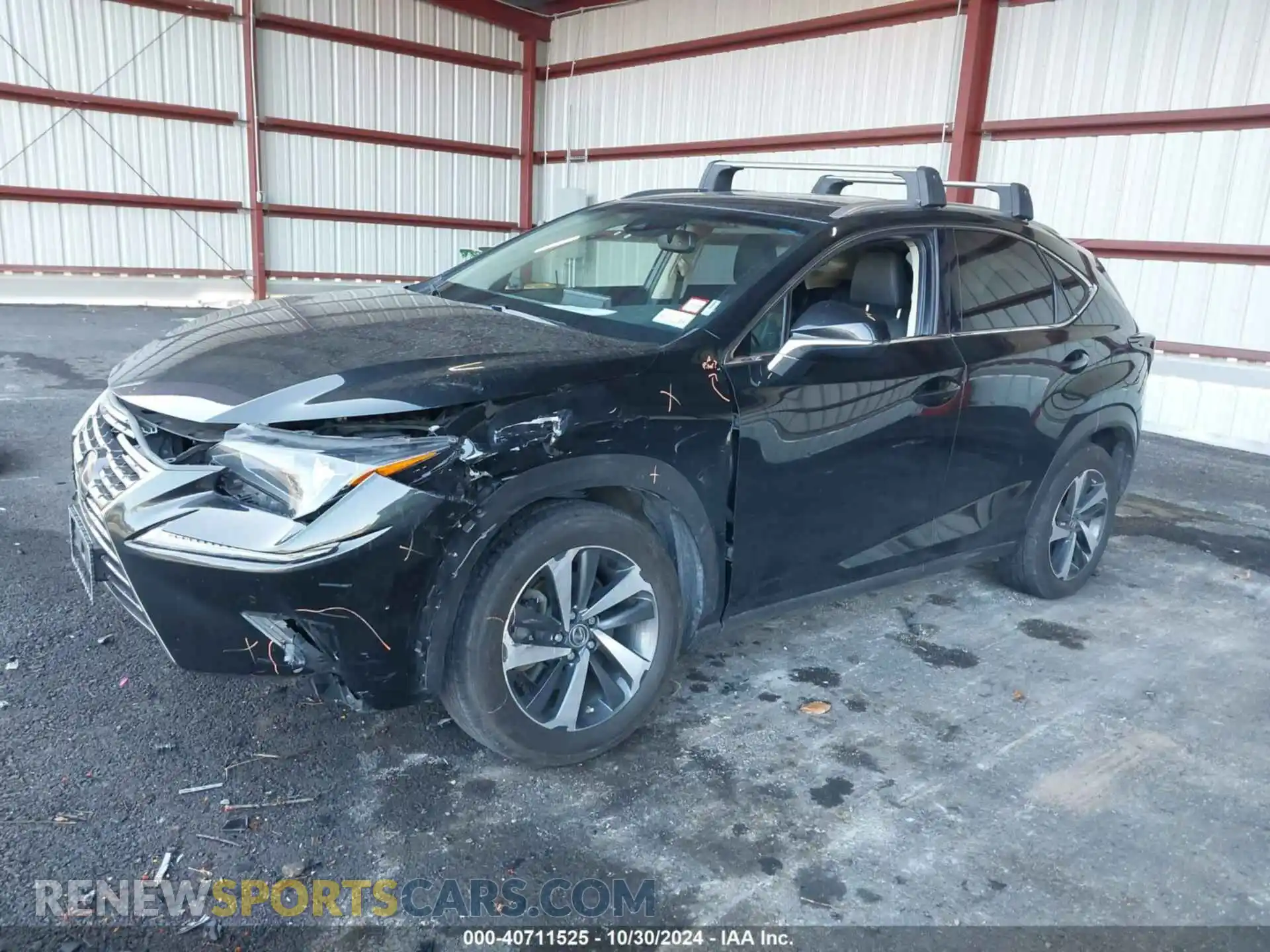 2 Фотография поврежденного автомобиля JTJBARBZXK2187063 LEXUS NX 300 2019