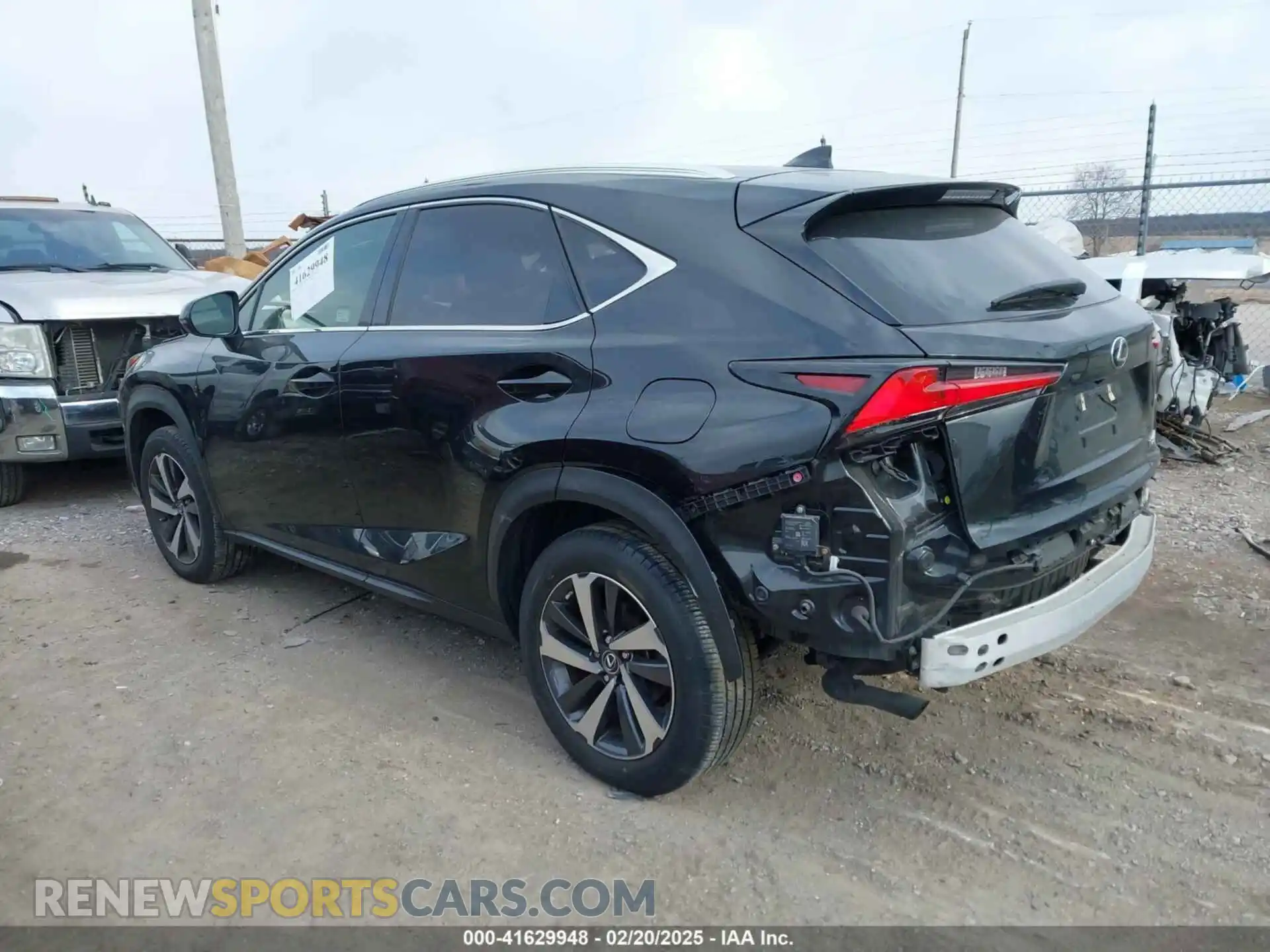 3 Photograph of a damaged car JTJBARBZXK2190206 LEXUS NX 300 2019