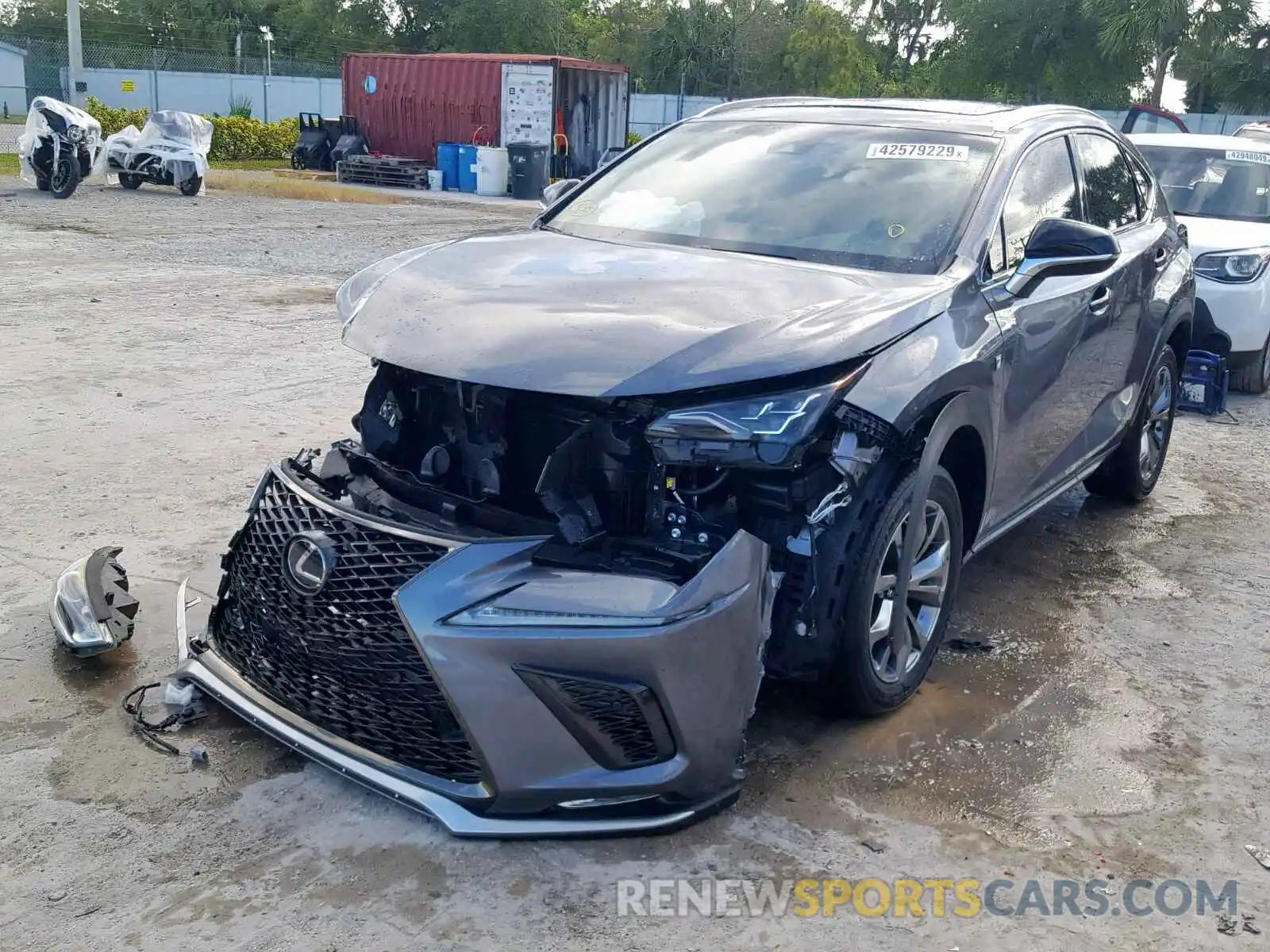 2 Photograph of a damaged car JTJYARBZ5K2144535 LEXUS NX 300 2019