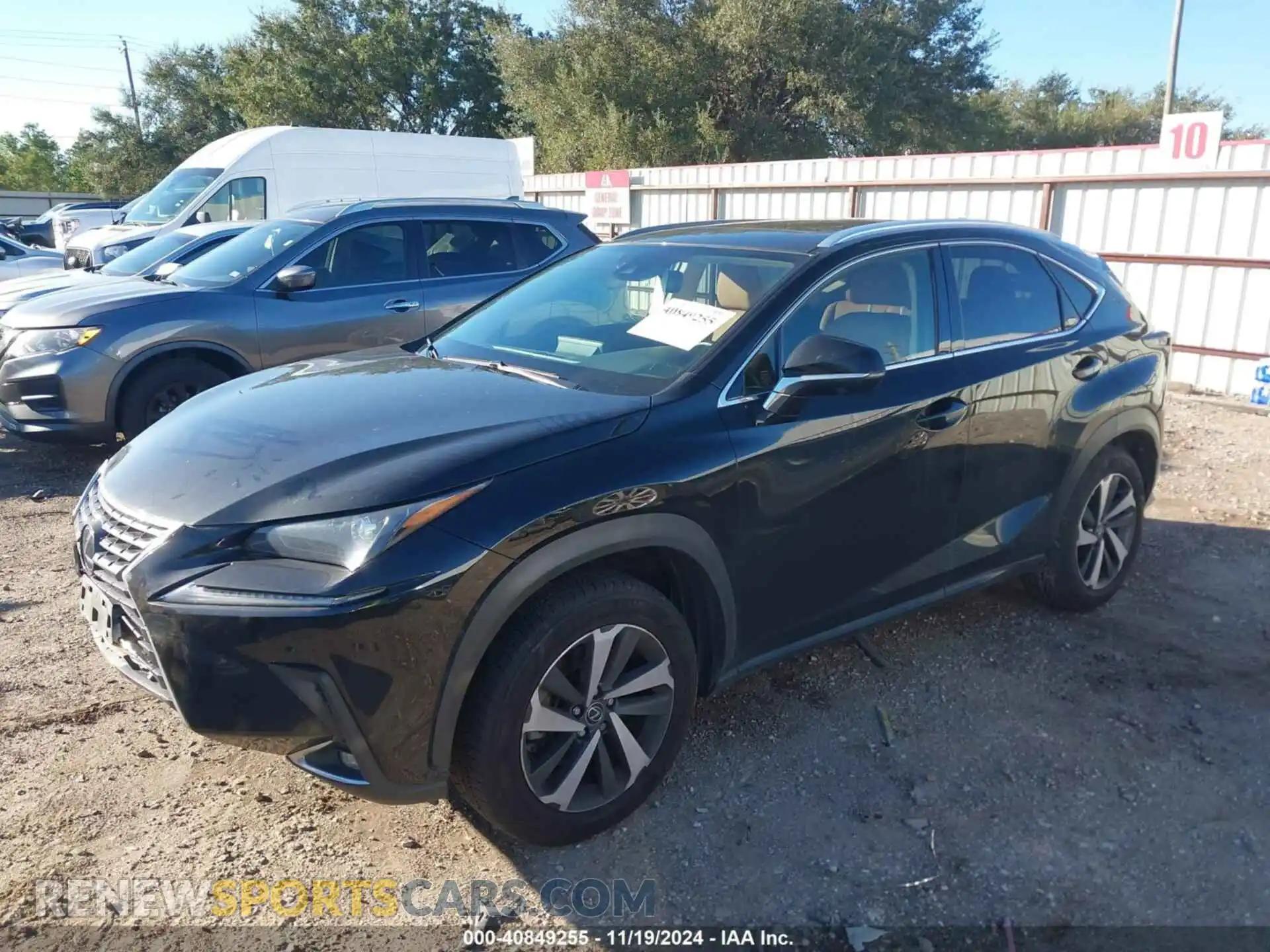 2 Фотография поврежденного автомобиля JTJYARBZ8K2132623 LEXUS NX 300 2019
