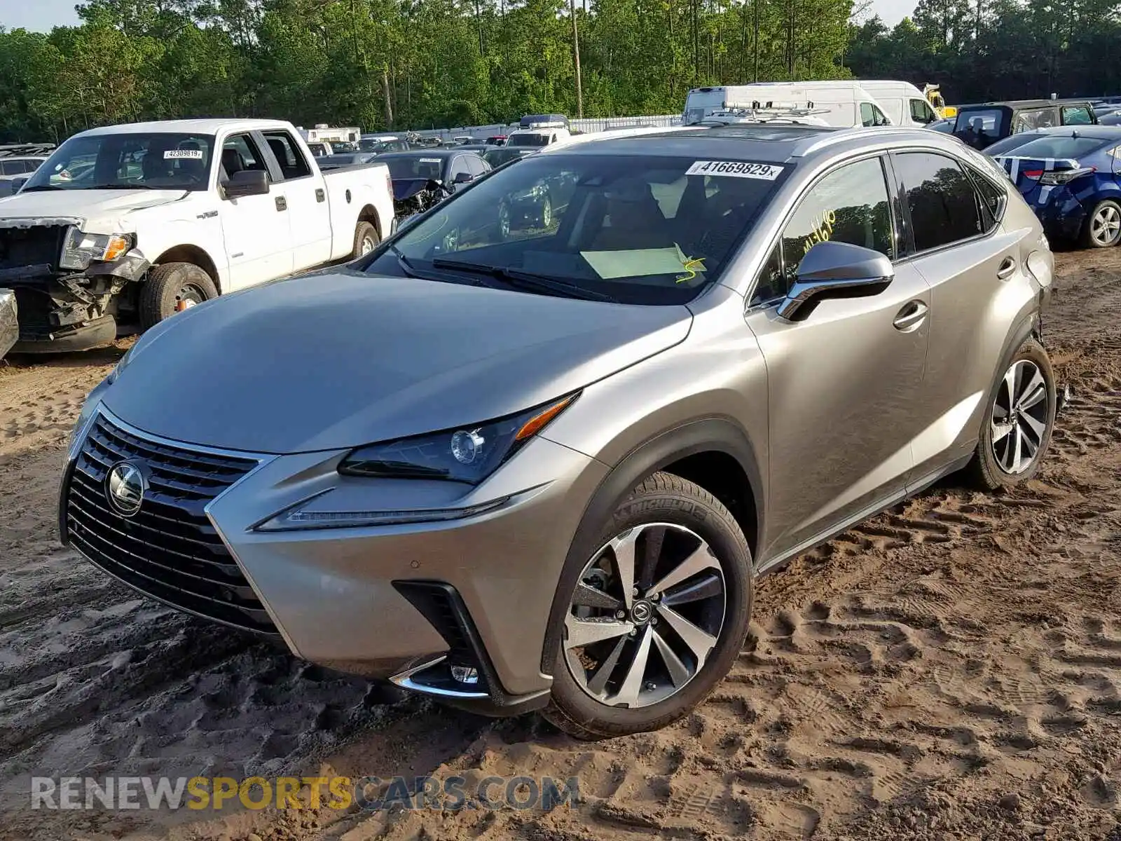 2 Photograph of a damaged car JTJYARBZ9K2147406 LEXUS NX 300 2019