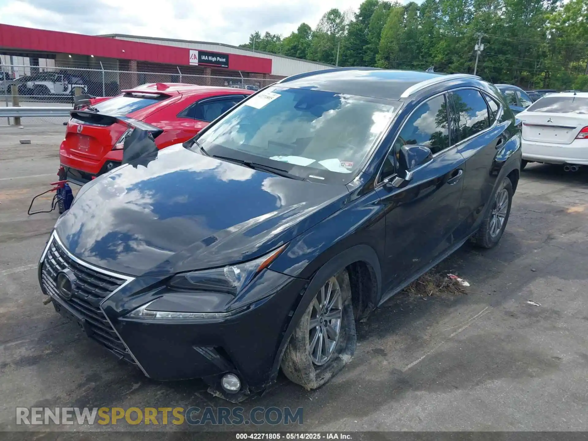2 Фотография поврежденного автомобиля JTJAARBZ2L5000247 LEXUS NX 300 2020