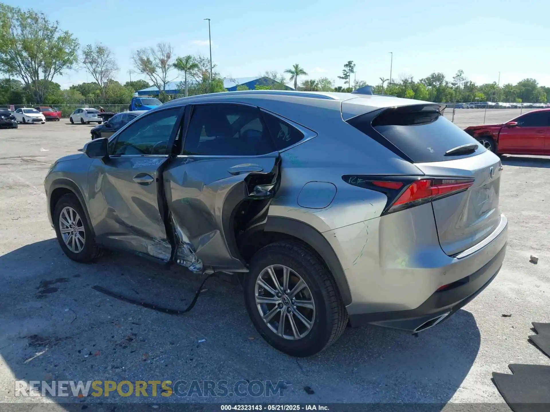 3 Photograph of a damaged car JTJDARBZ0L5004875 LEXUS NX 300 2020