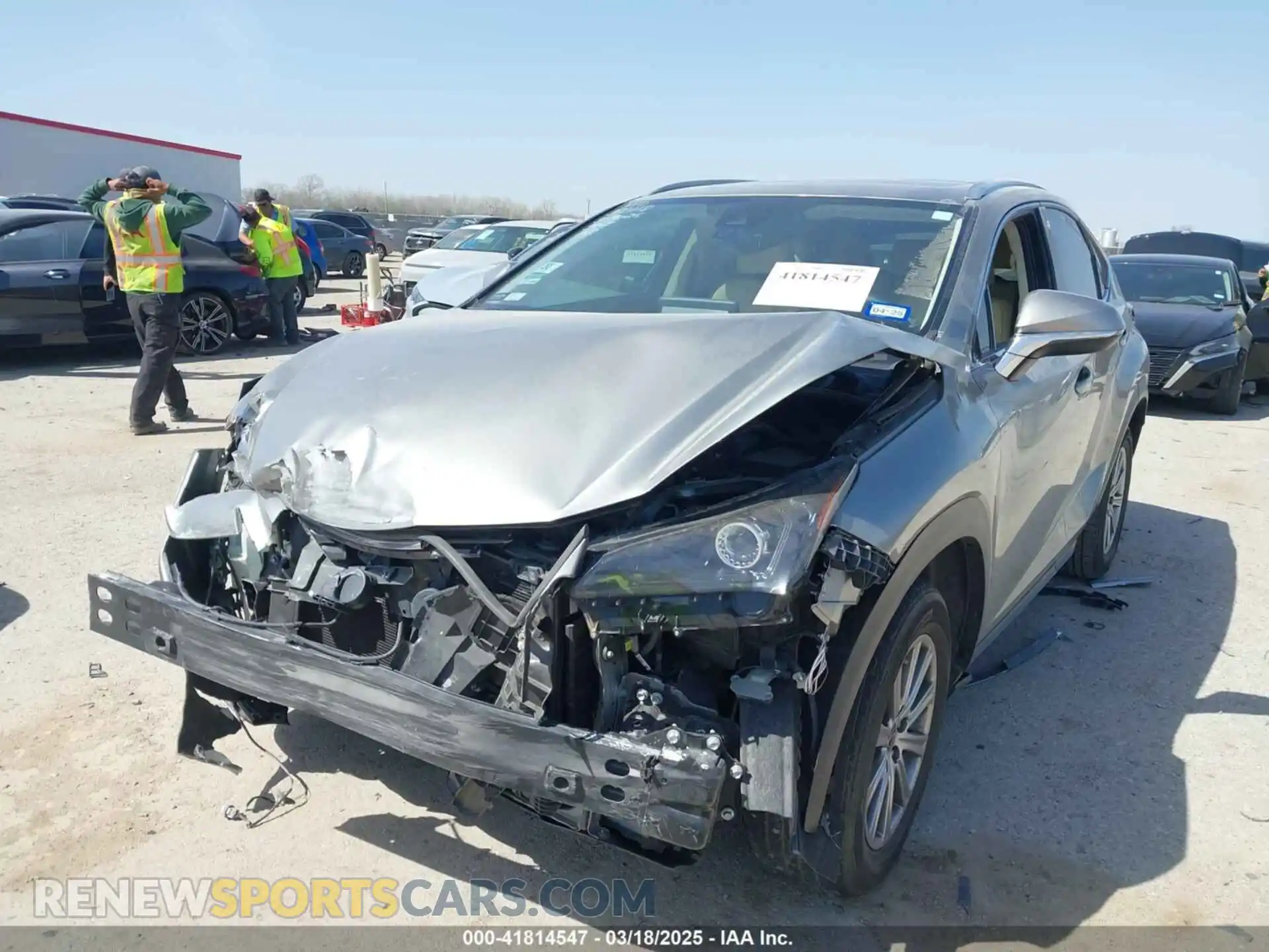 2 Photograph of a damaged car JTJDARBZ4L2171323 LEXUS NX 300 2020