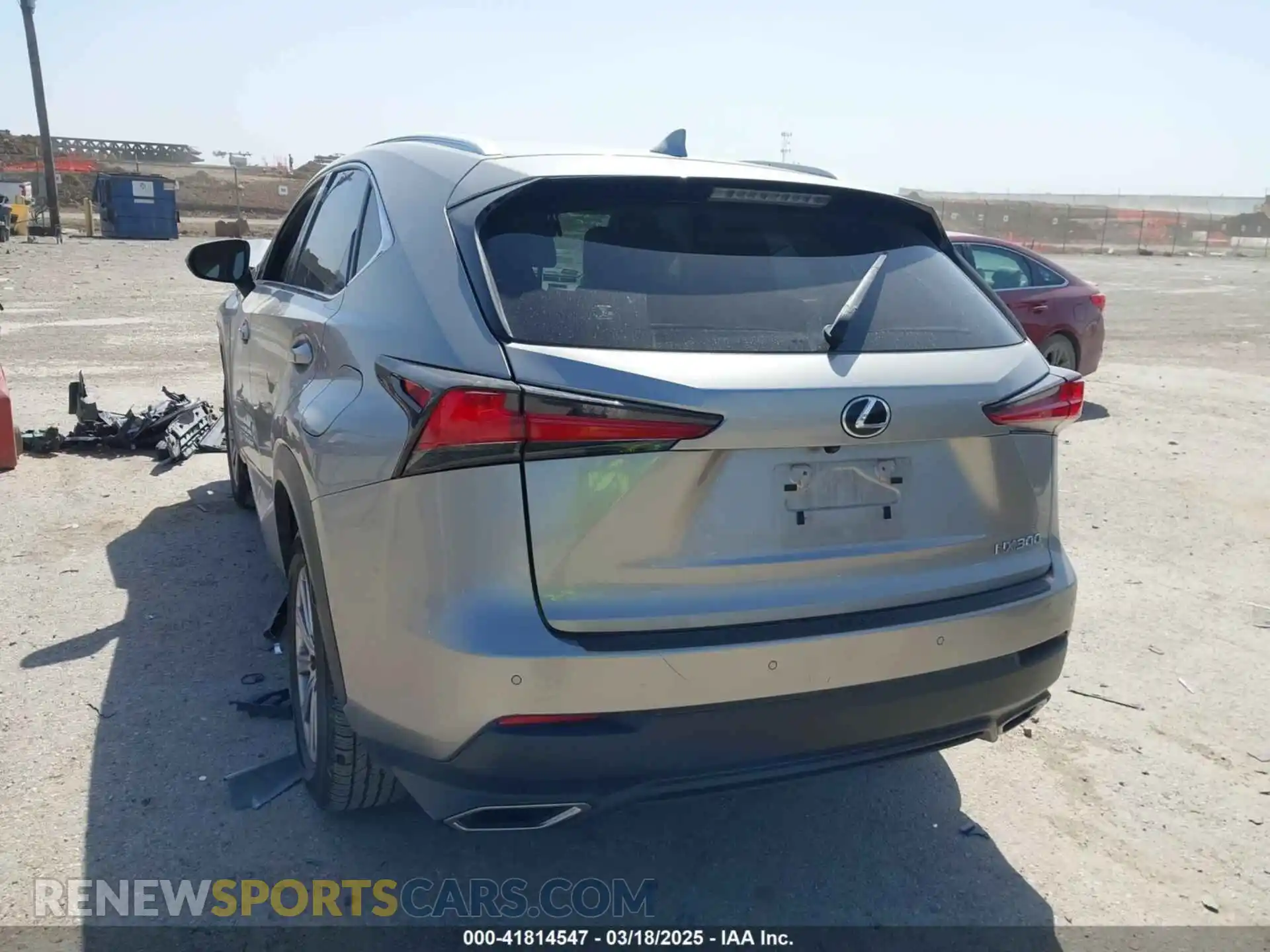 3 Photograph of a damaged car JTJDARBZ4L2171323 LEXUS NX 300 2020