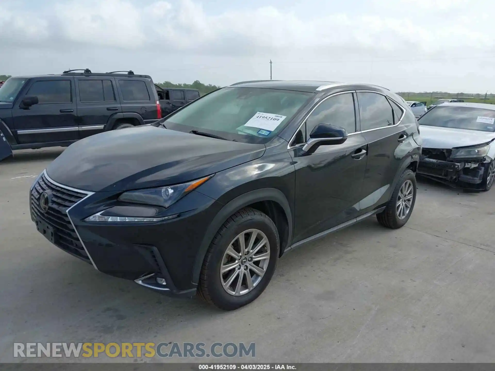 2 Photograph of a damaged car JTJDARBZ6L2176037 LEXUS NX 300 2020
