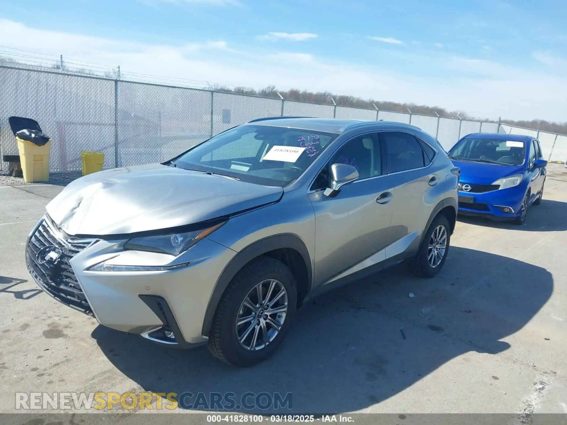 2 Photograph of a damaged car JTJDARDZ3L2223294 LEXUS NX 300 2020