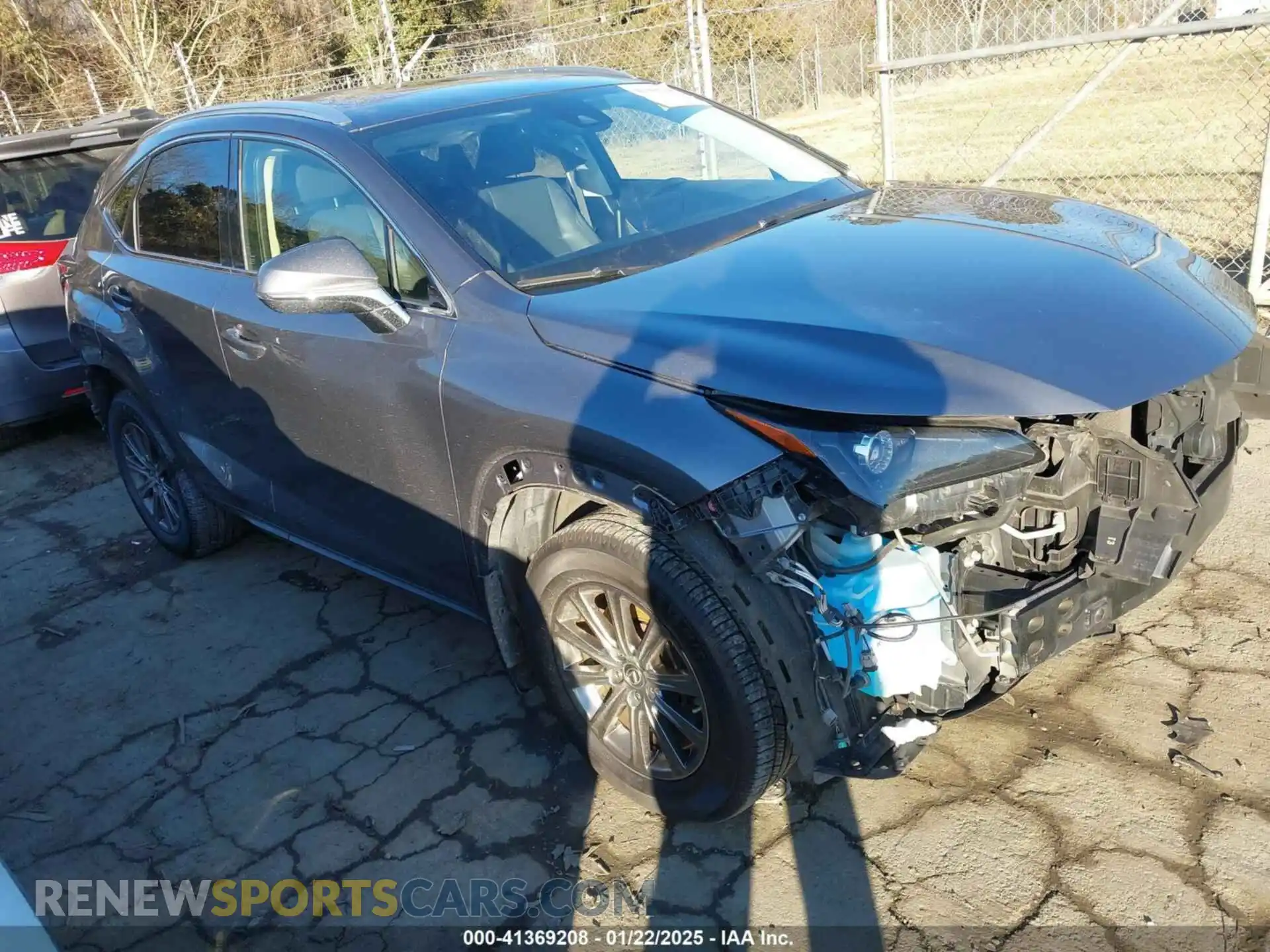 1 Photograph of a damaged car JTJDARDZ3L2224073 LEXUS NX 300 2020