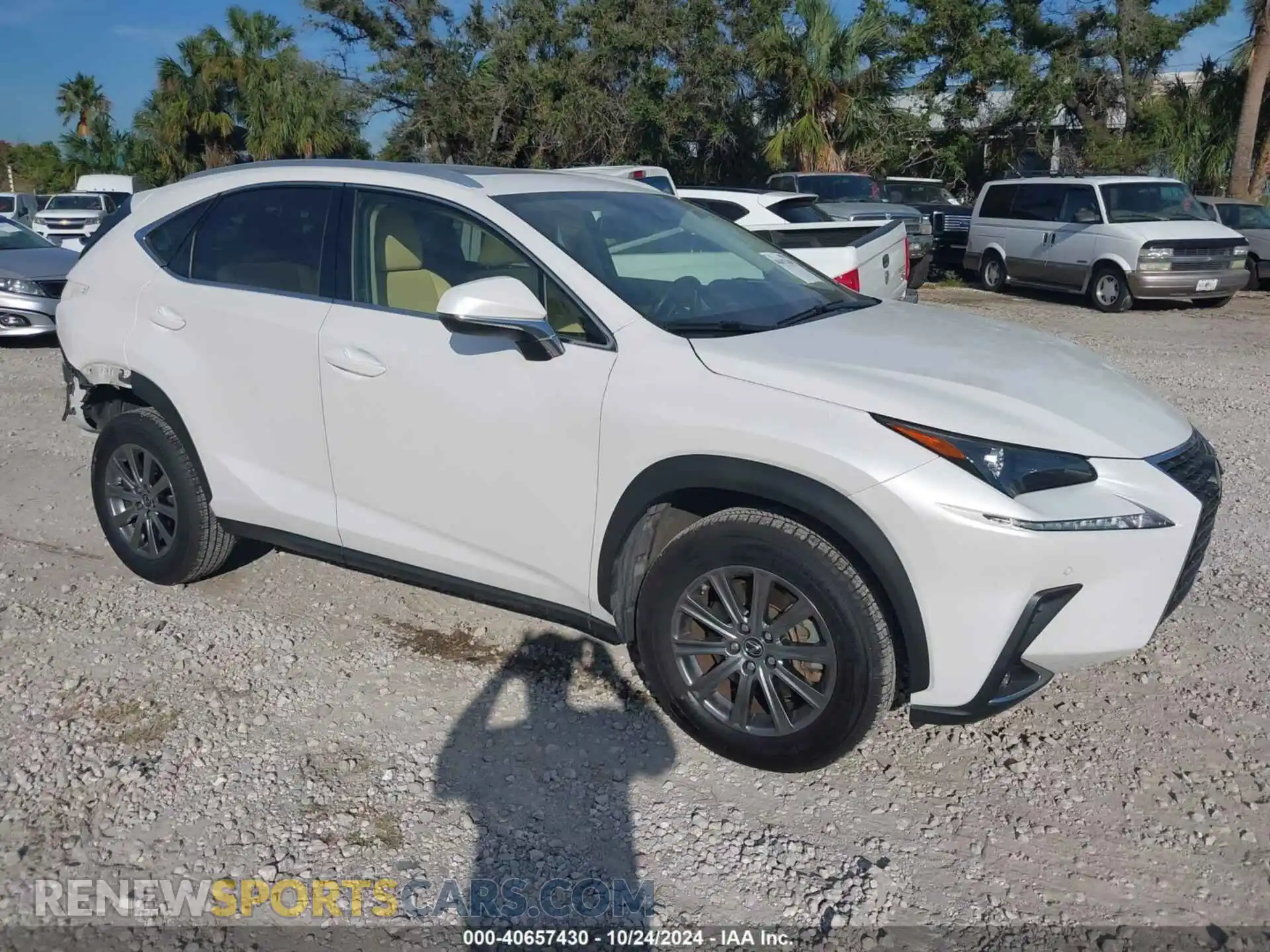 1 Фотография поврежденного автомобиля JTJDARDZ7L2220334 LEXUS NX 300 2020