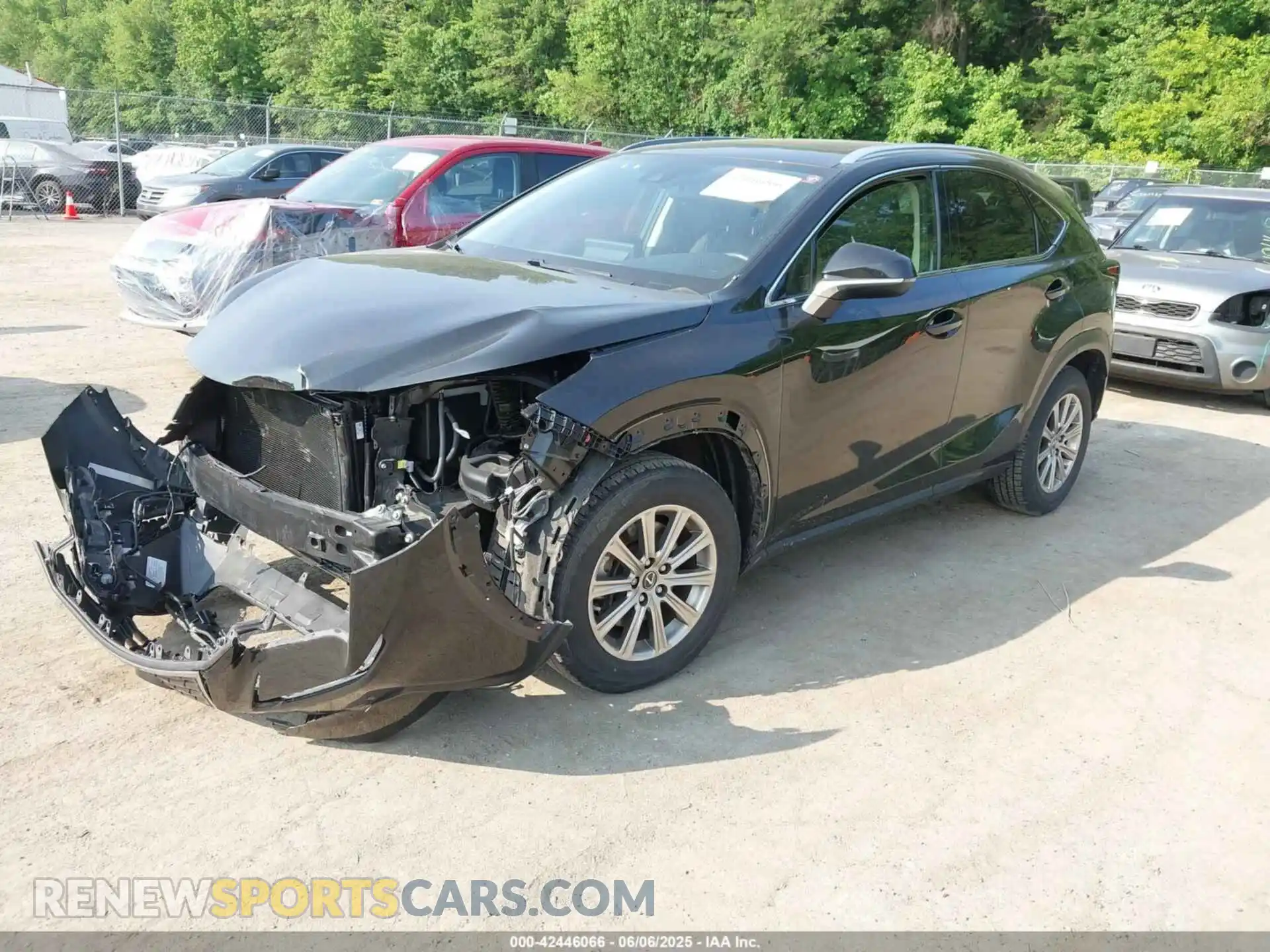 2 Фотография поврежденного автомобиля JTJDARDZ8L2225221 LEXUS NX 300 2020