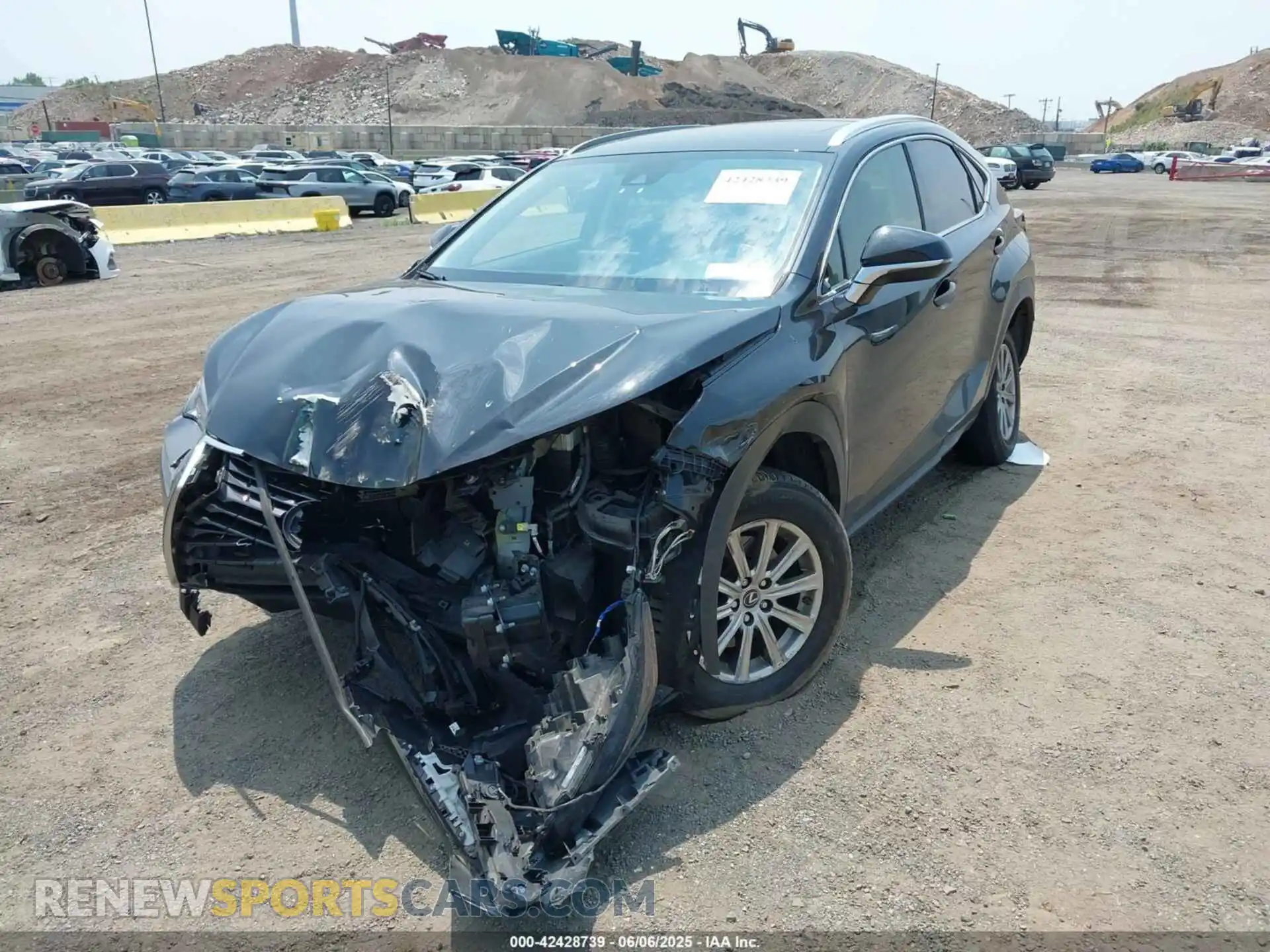 2 Фотография поврежденного автомобиля JTJDARDZ9L5013698 LEXUS NX 300 2020