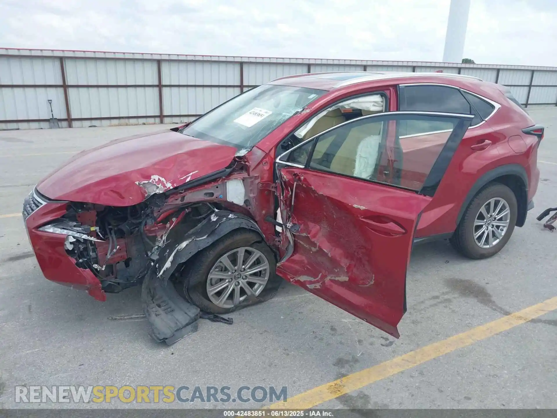 2 Фотография поврежденного автомобиля JTJDARDZXL2235863 LEXUS NX 300 2020