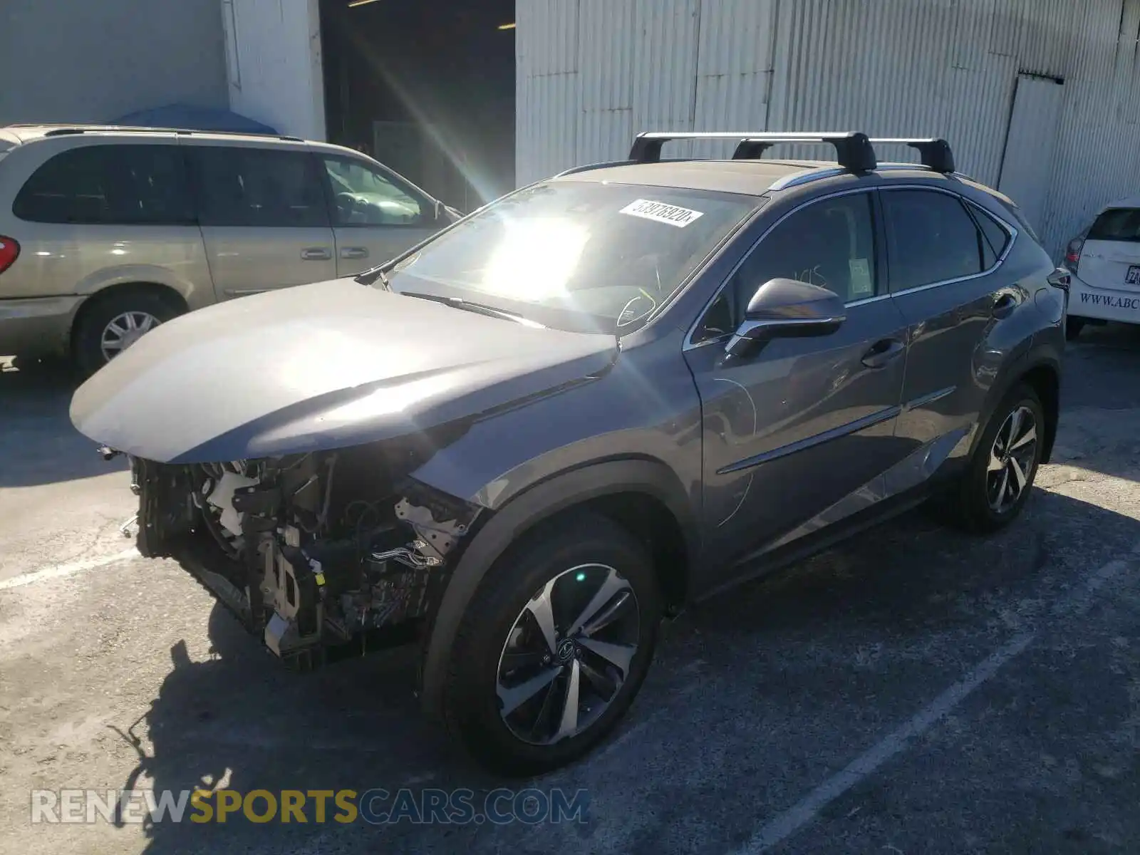 2 Photograph of a damaged car JTJGARBZ3L2174310 LEXUS NX 300 2020