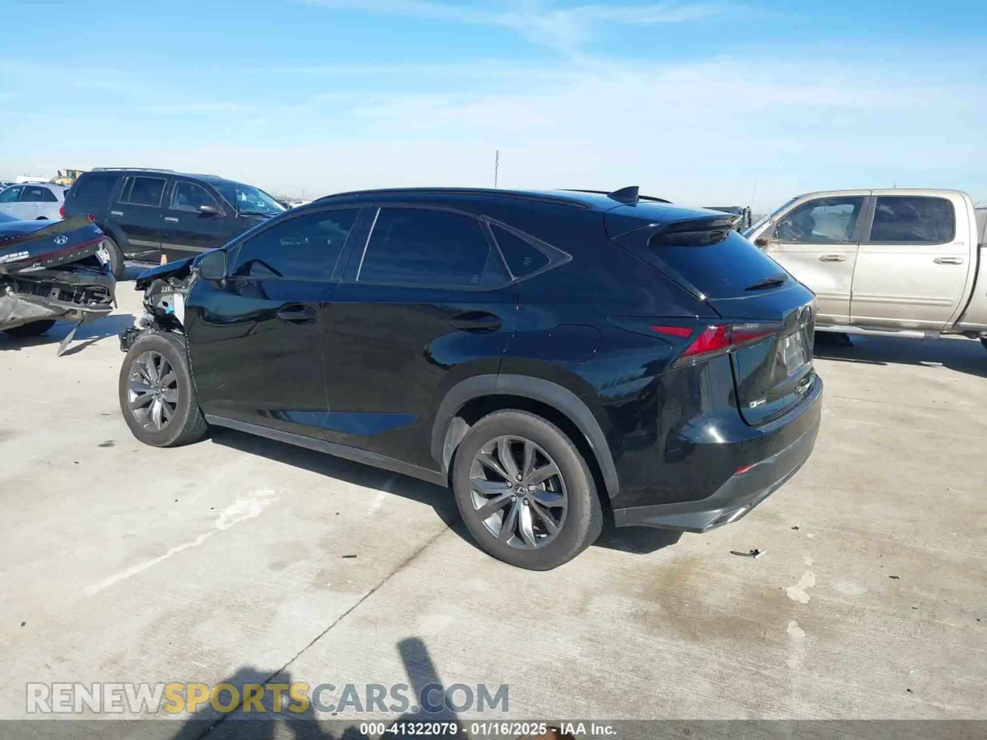 3 Фотография поврежденного автомобиля JTJJARBZ6L5008769 LEXUS NX 300 2020