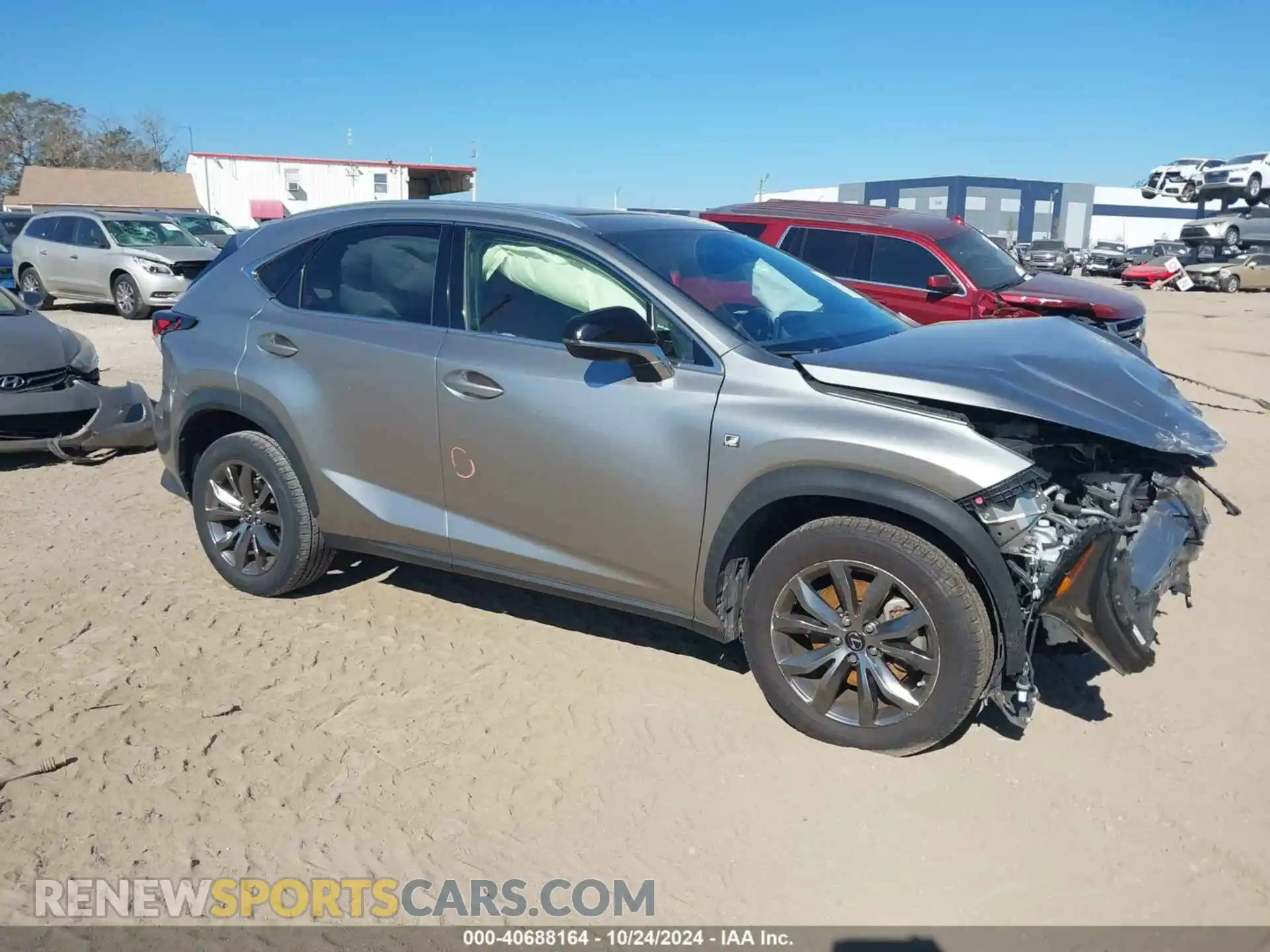 1 Photograph of a damaged car JTJSARBZ4L2169062 LEXUS NX 300 2020