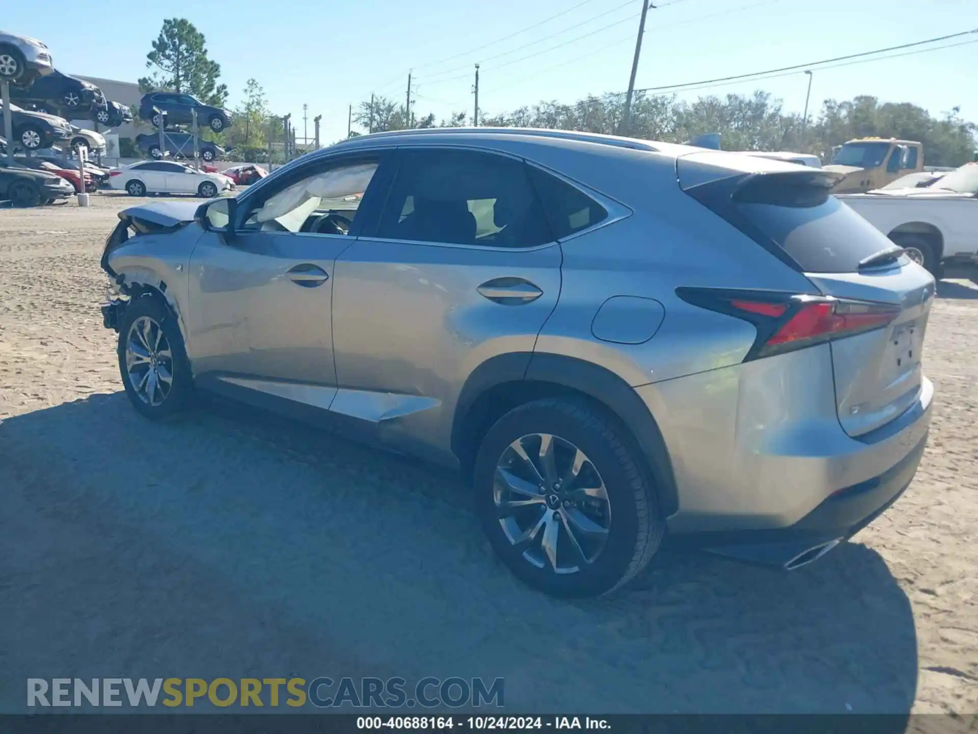 3 Photograph of a damaged car JTJSARBZ4L2169062 LEXUS NX 300 2020
