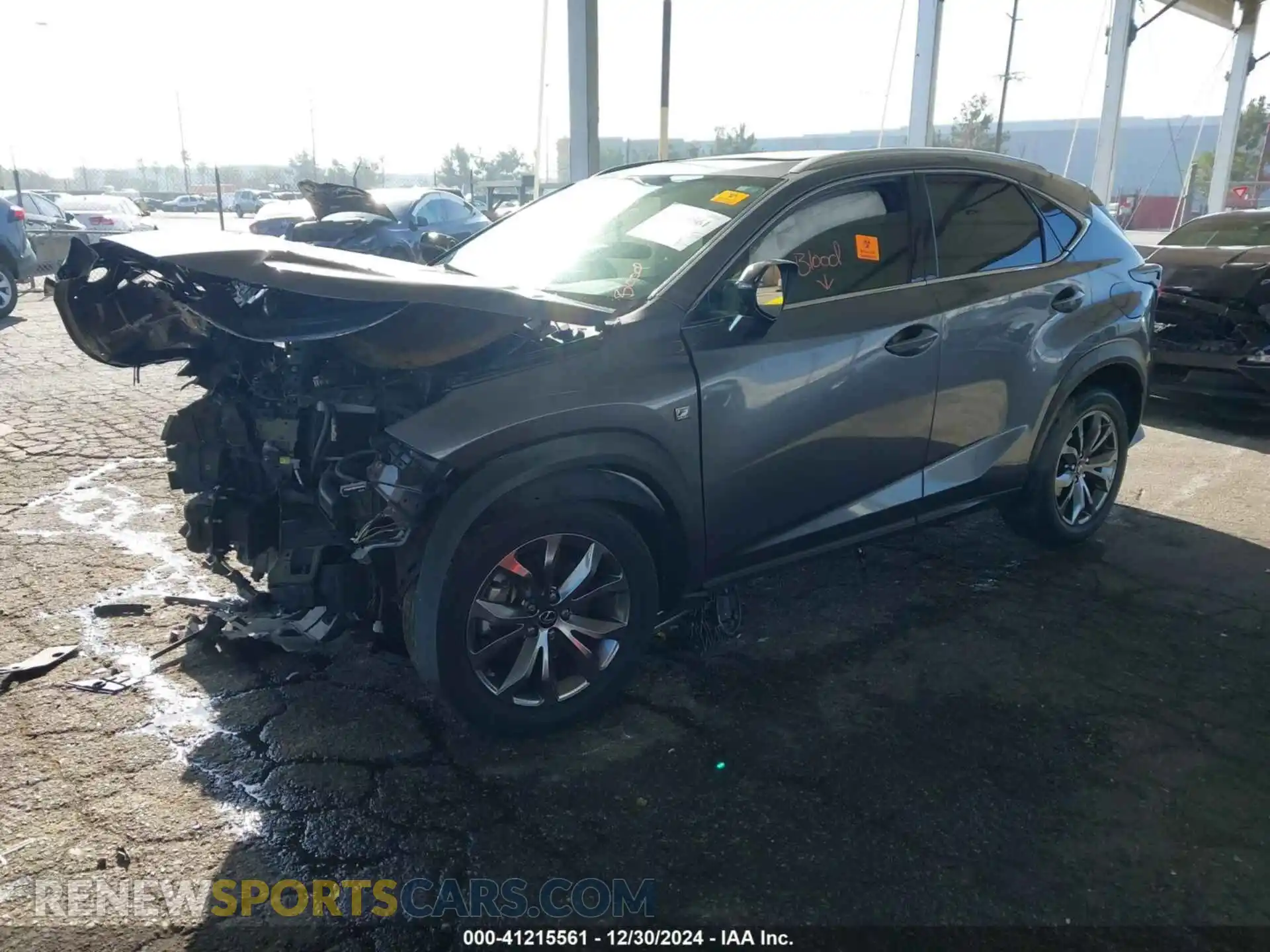 2 Photograph of a damaged car JTJSARBZ5L2175386 LEXUS NX 300 2020