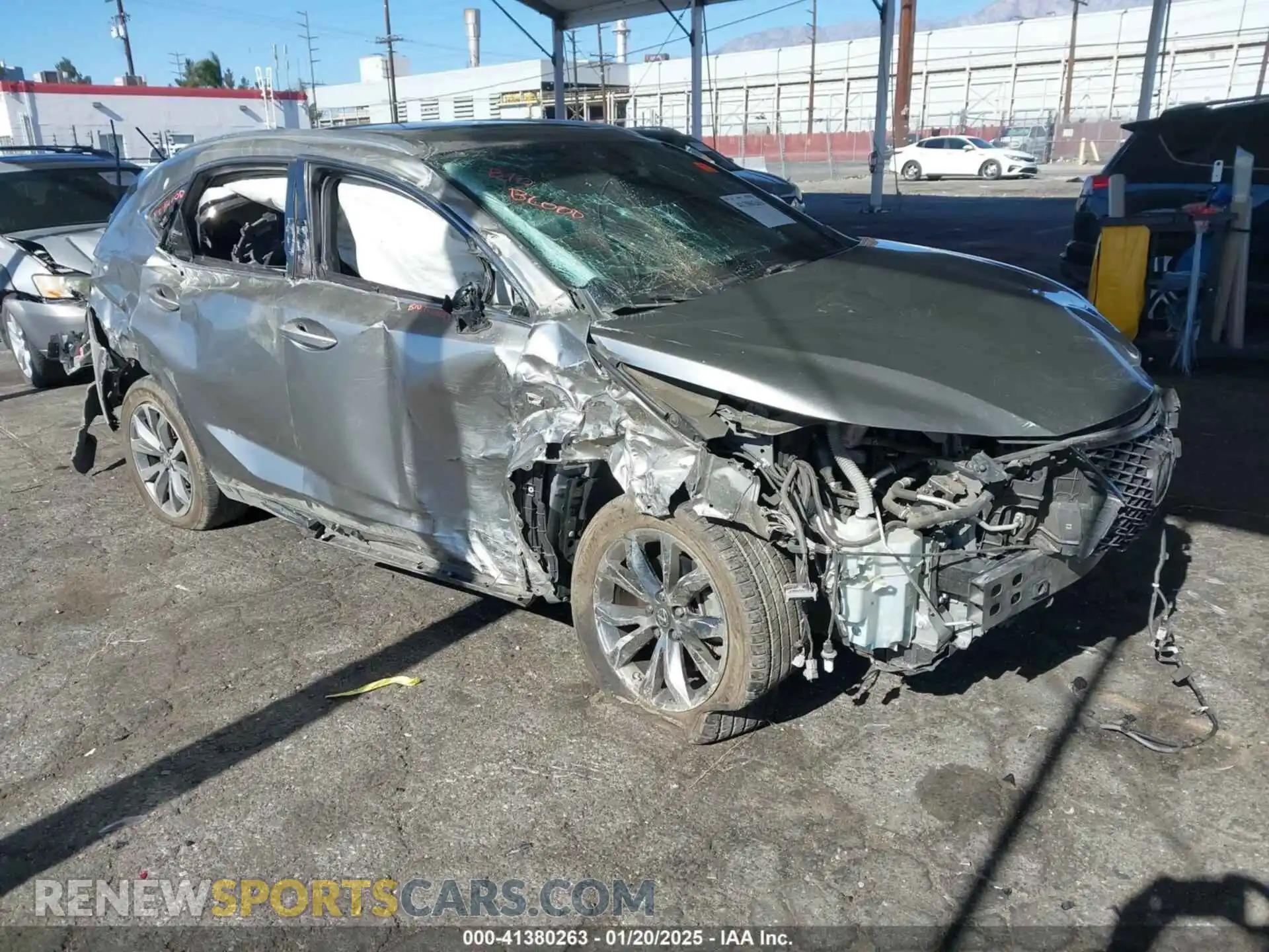 1 Фотография поврежденного автомобиля JTJSARBZ6L2162730 LEXUS NX 300 2020