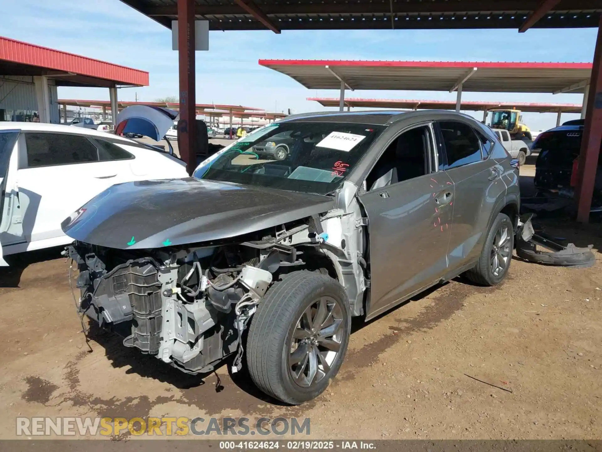 2 Photograph of a damaged car JTJSARBZ7L5010244 LEXUS NX 300 2020