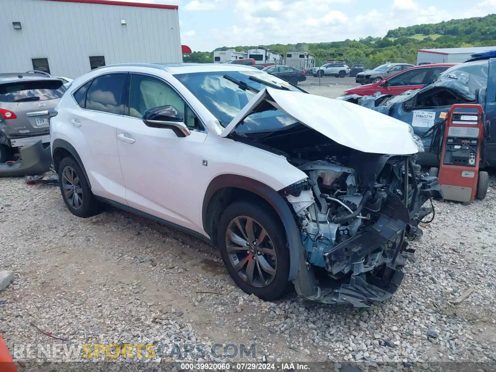 1 Фотография поврежденного автомобиля JTJSARBZXL5005619 LEXUS NX 300 2020