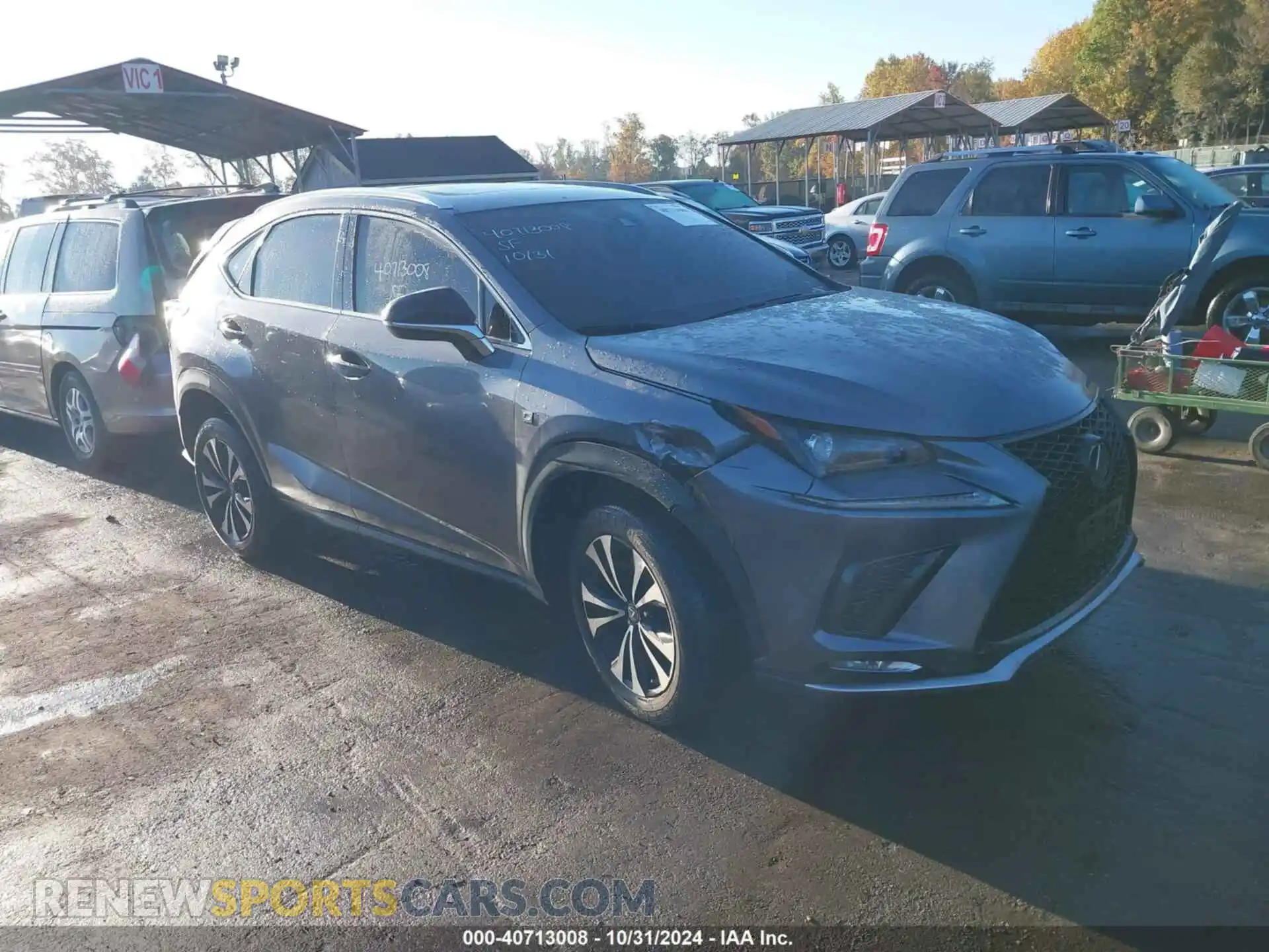 1 Photograph of a damaged car JTJSARDZ3L5017477 LEXUS NX 300 2020