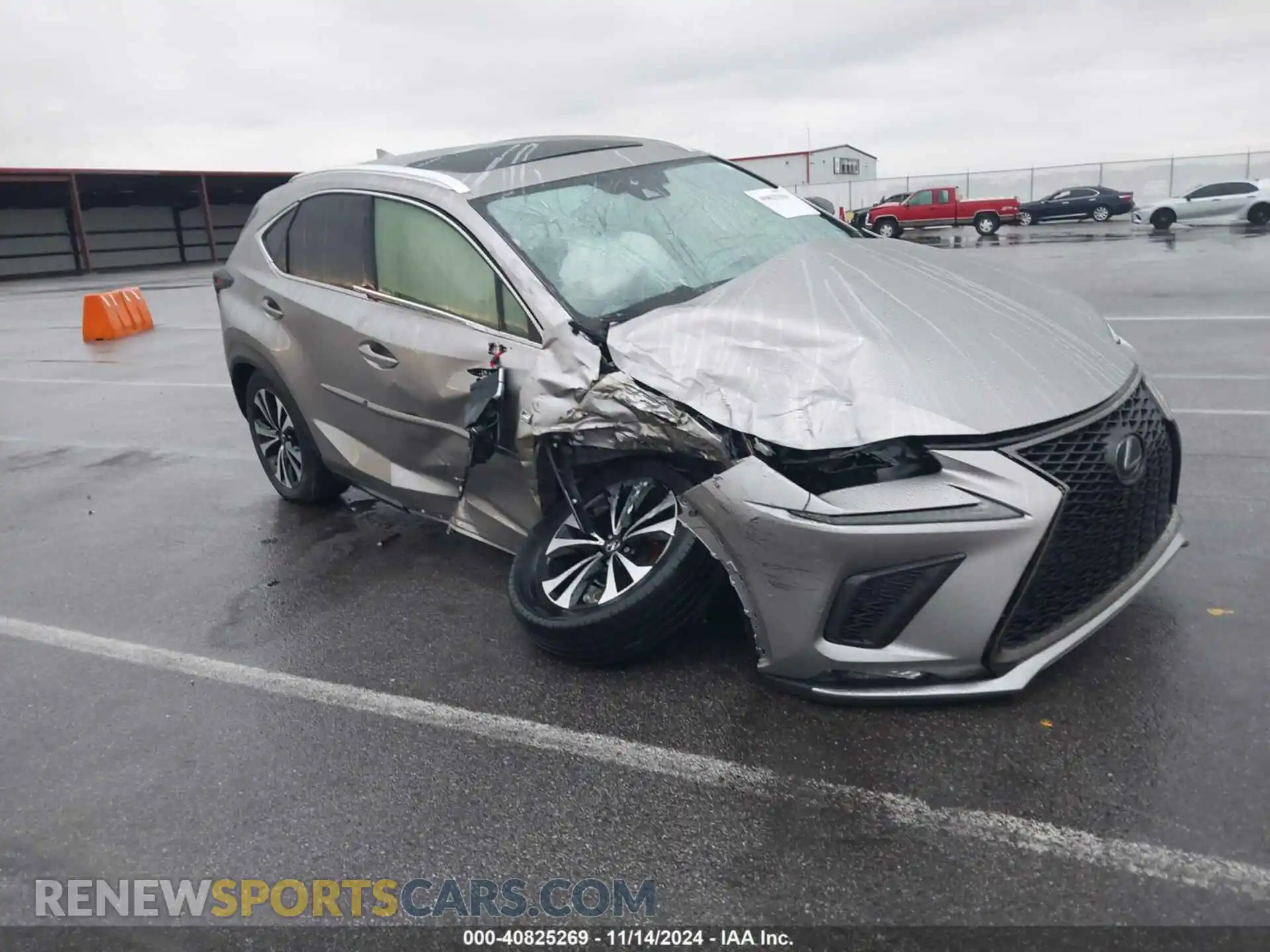 1 Фотография поврежденного автомобиля JTJSARDZ6L2220672 LEXUS NX 300 2020