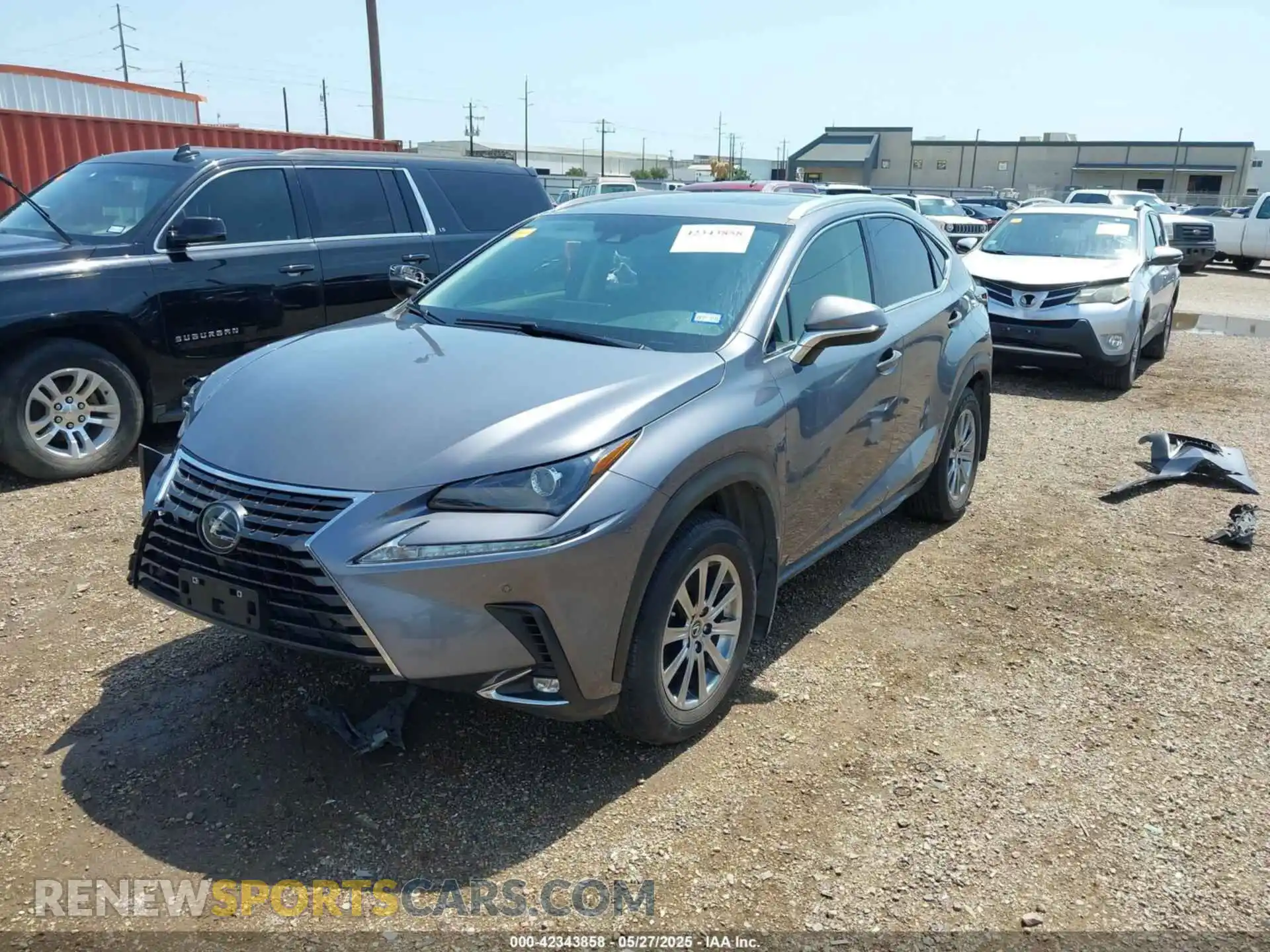 2 fotografías del automóvil dañado JTJDARBZ1M2198884 LEXUS NX 300 2021