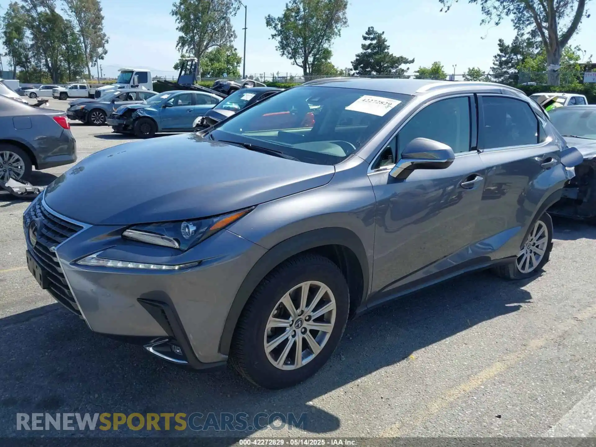 2 Фотография поврежденного автомобиля JTJDARBZ2M2203090 LEXUS NX 300 2021