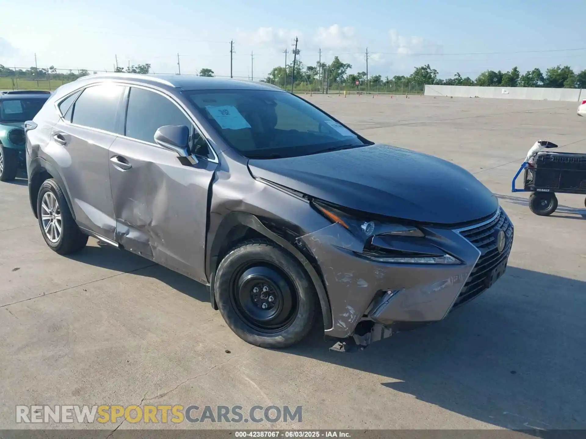 1 Photograph of a damaged car JTJDARBZ3M2200571 LEXUS NX 300 2021