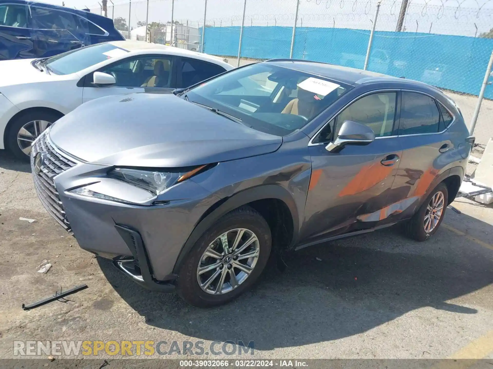 2 Photograph of a damaged car JTJDARBZ4M2196398 LEXUS NX 300 2021