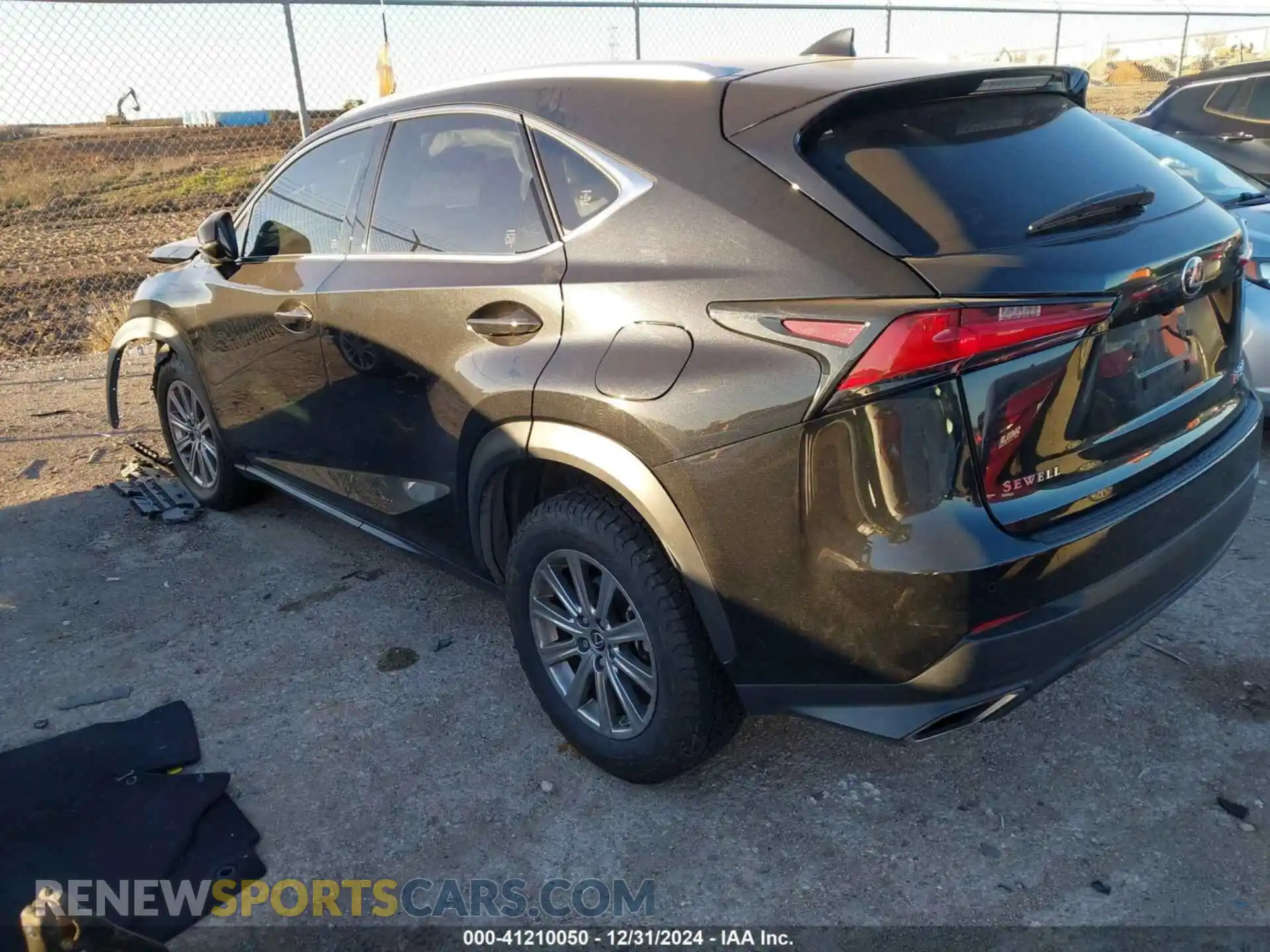 3 Photograph of a damaged car JTJDARBZ5M2179562 LEXUS NX 300 2021