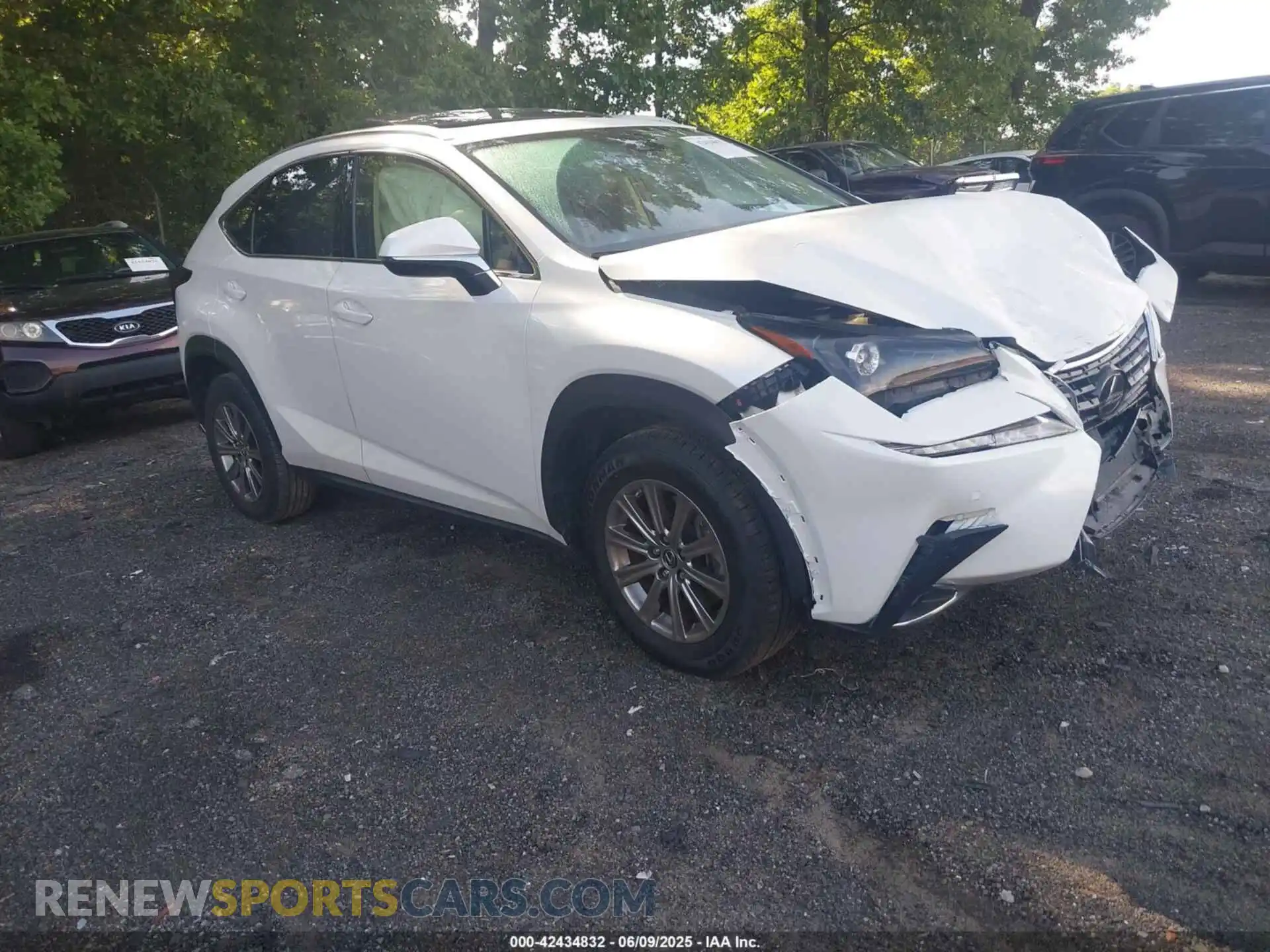 1 Photograph of a damaged car JTJDARBZ6M5022430 LEXUS NX 300 2021