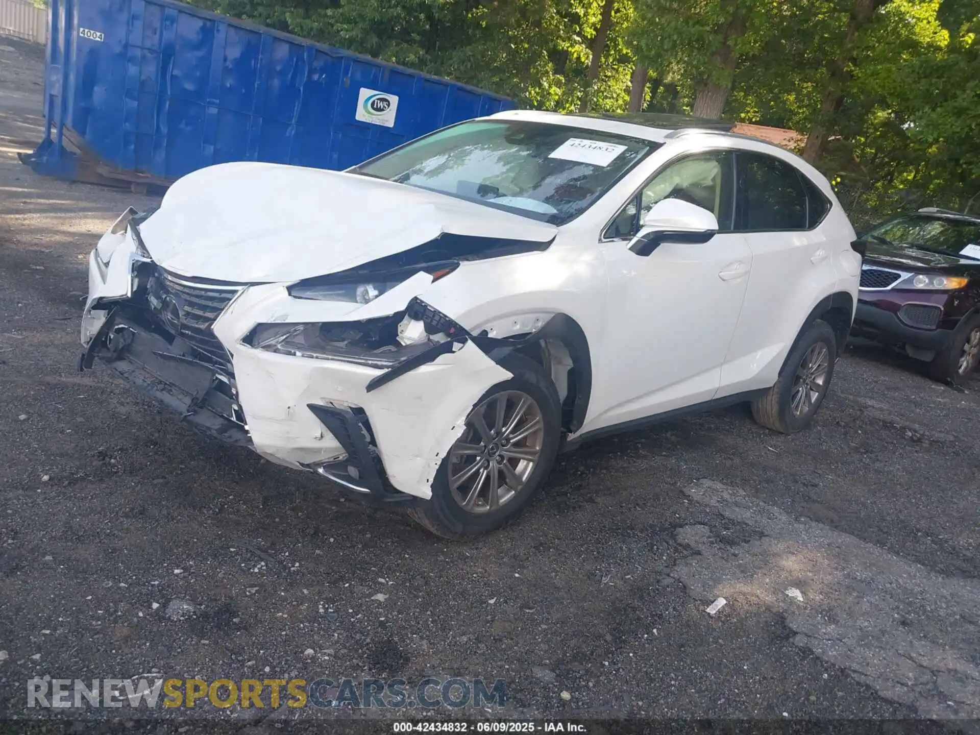 2 Photograph of a damaged car JTJDARBZ6M5022430 LEXUS NX 300 2021