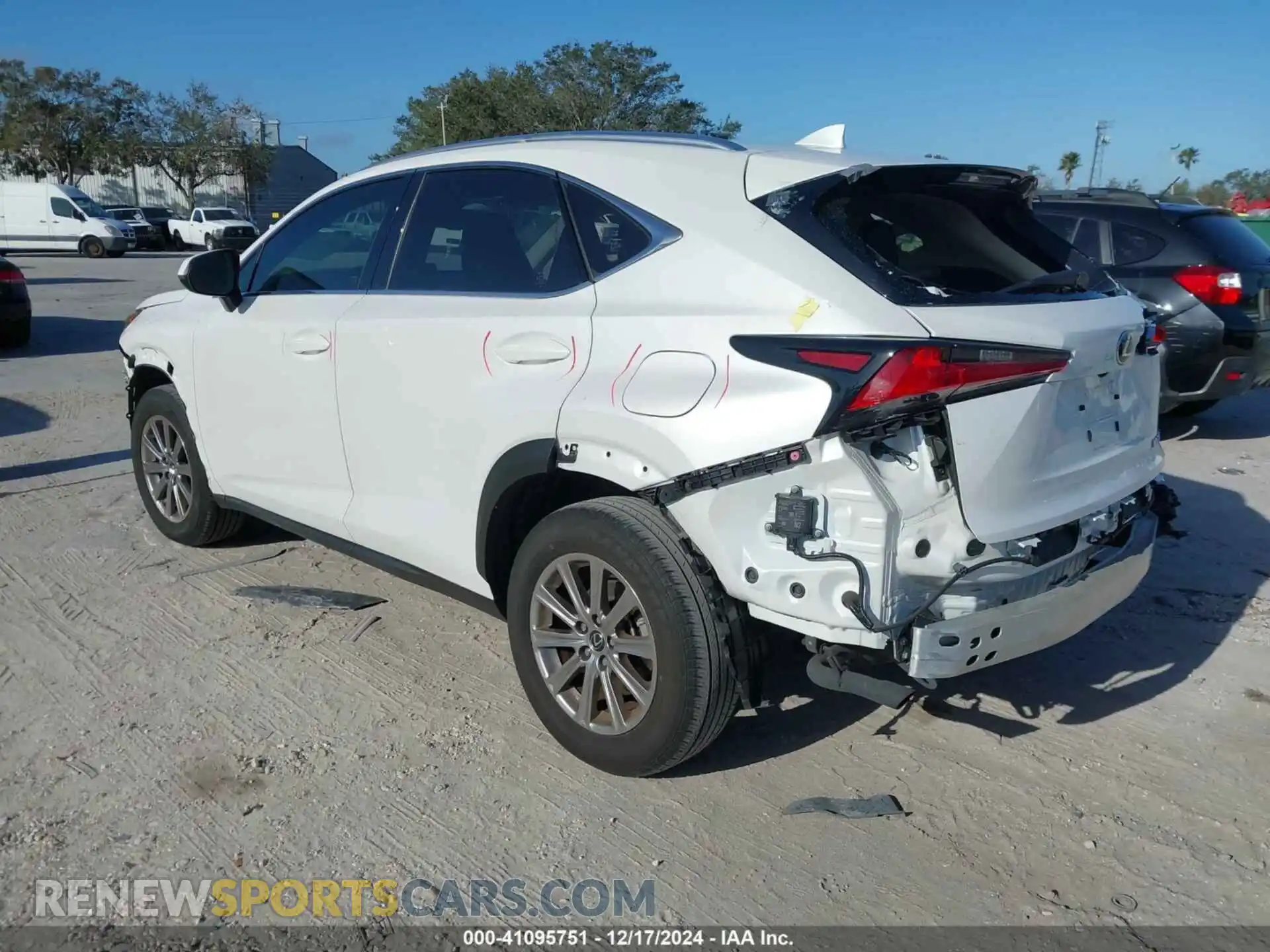 3 Photograph of a damaged car JTJDARBZ6M5031046 LEXUS NX 300 2021