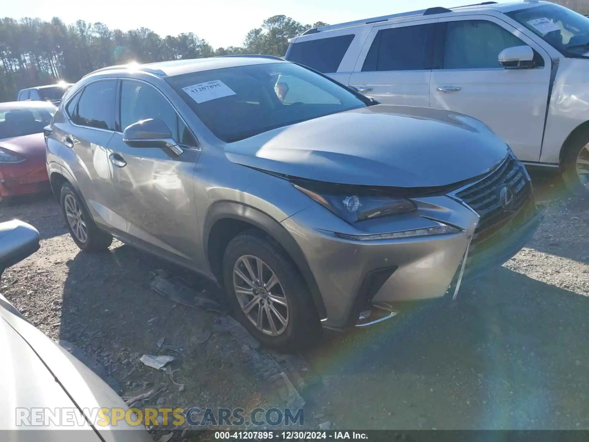 1 Photograph of a damaged car JTJDARBZ7M2186822 LEXUS NX 300 2021